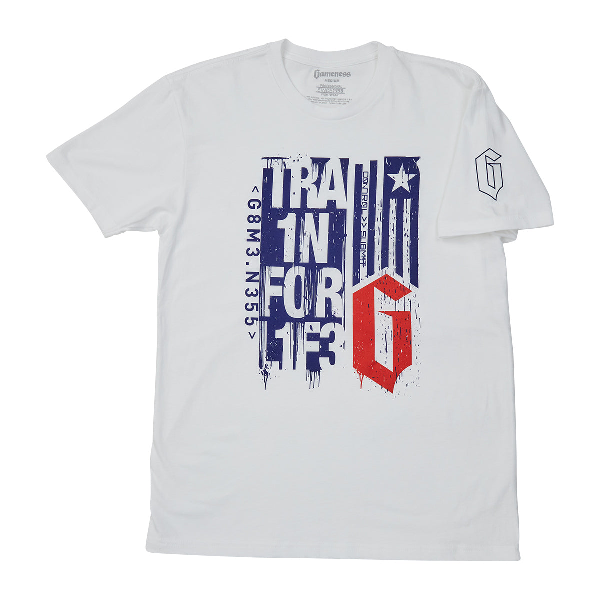 Gameness Train for Life Flag Tee