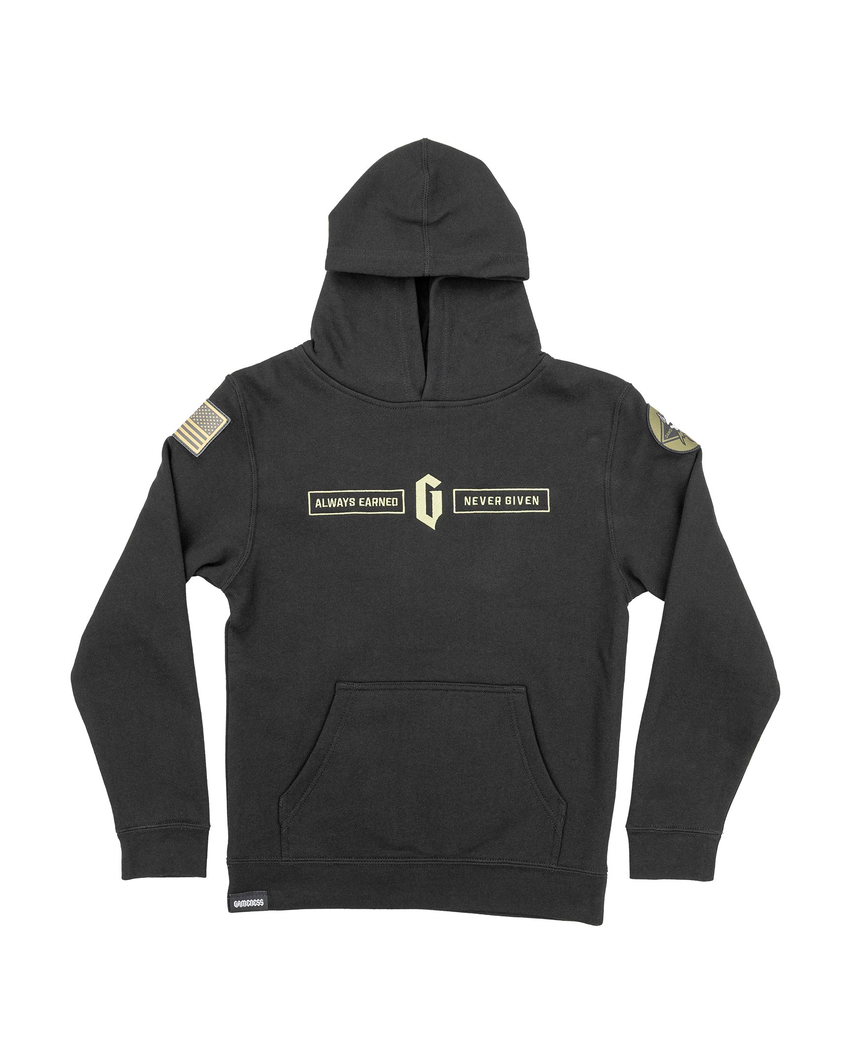 Gameness Youth Combate Hoodie Black