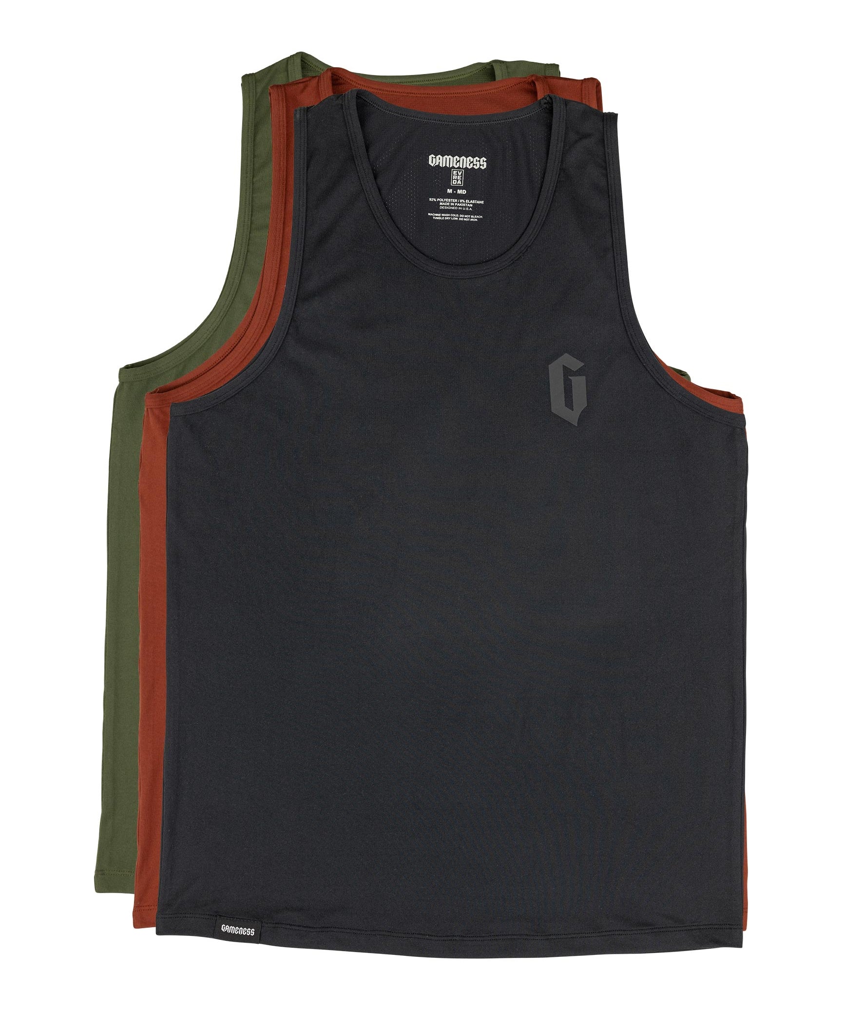 Gameness Men's Evreda Newave Tank Black