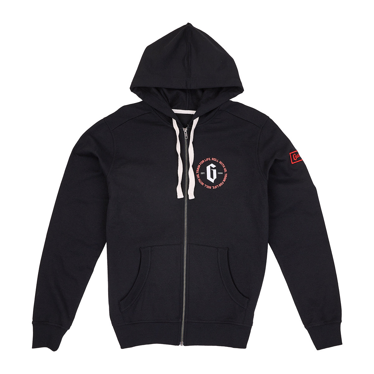 Gameness Topography Zip Up Hoodie Black