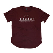 Black Belt Modern Masters Tee Maroon