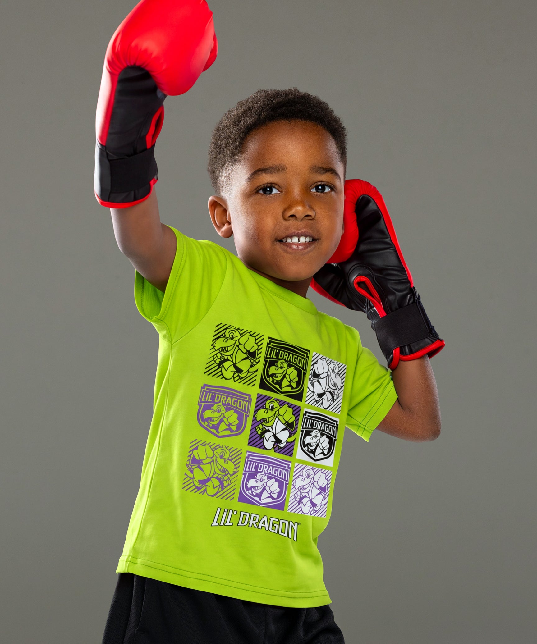 Kid's Lil' Dragon Multiprint Tee