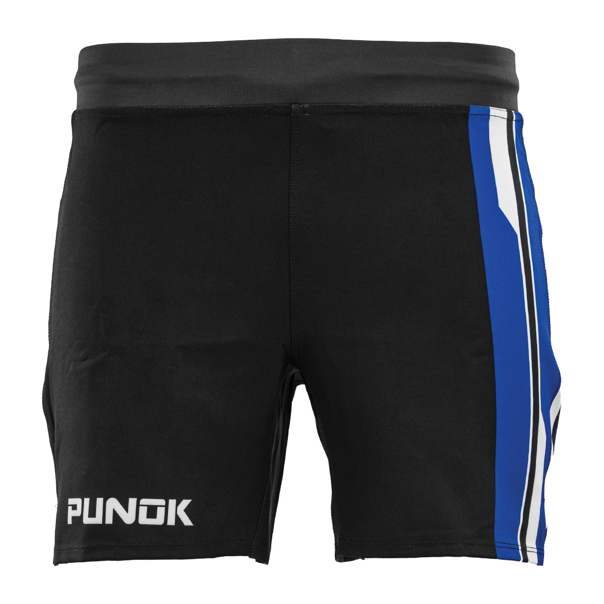 Punok Fight Shorts Blue Black White