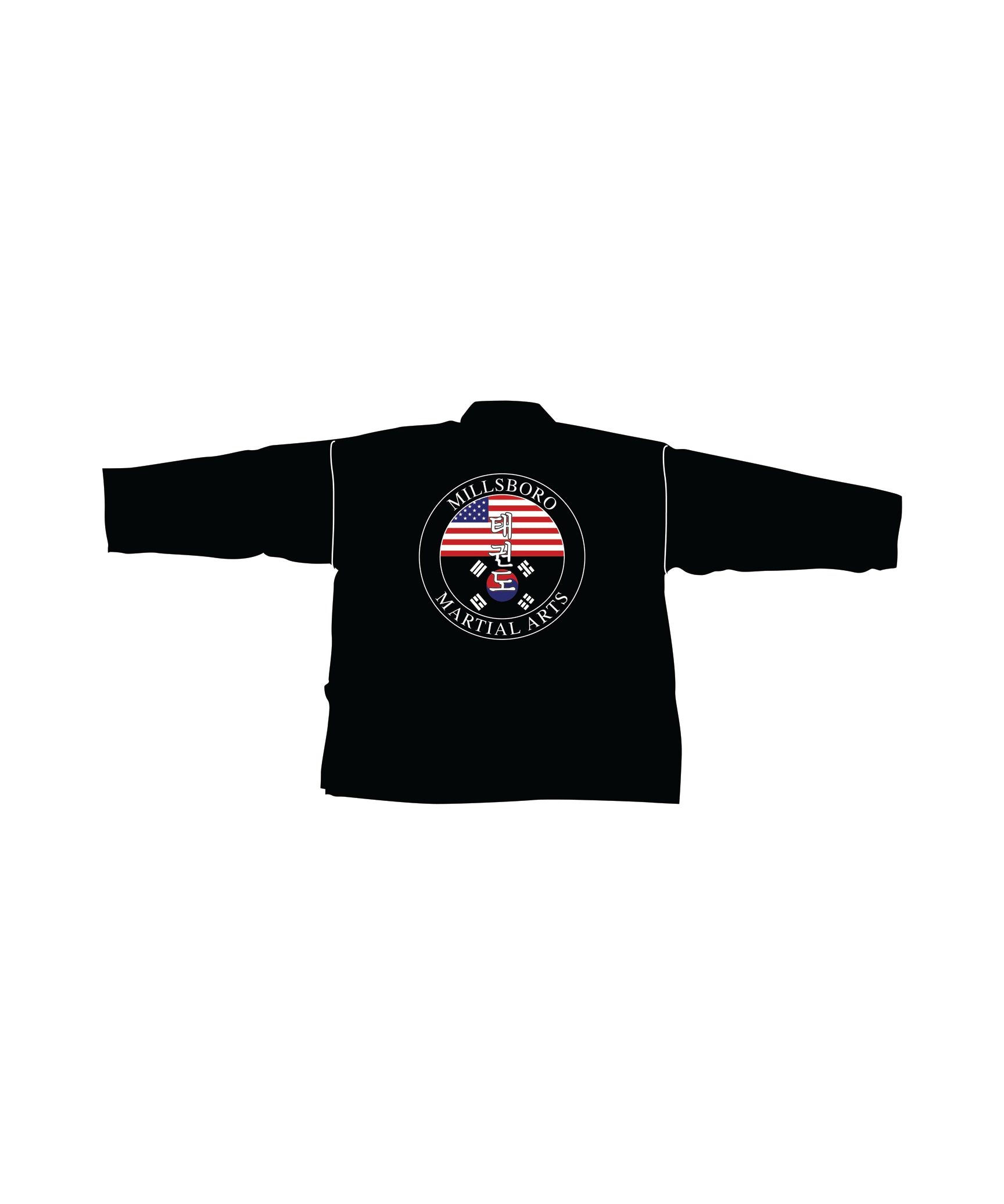 Lightweight Student Tkd Uniform, Black