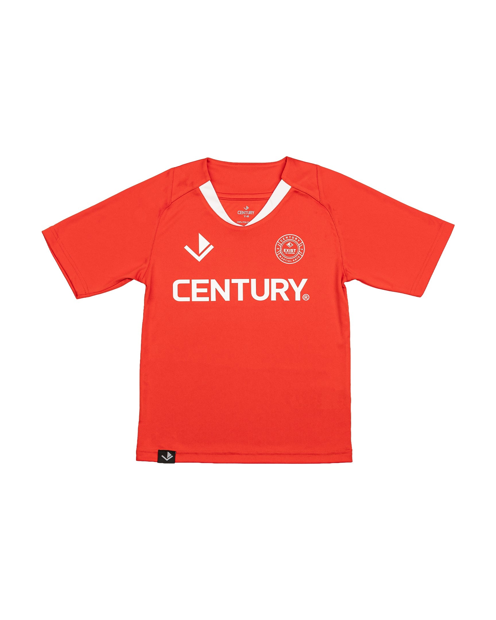 Youth V Neck Training Tee Red