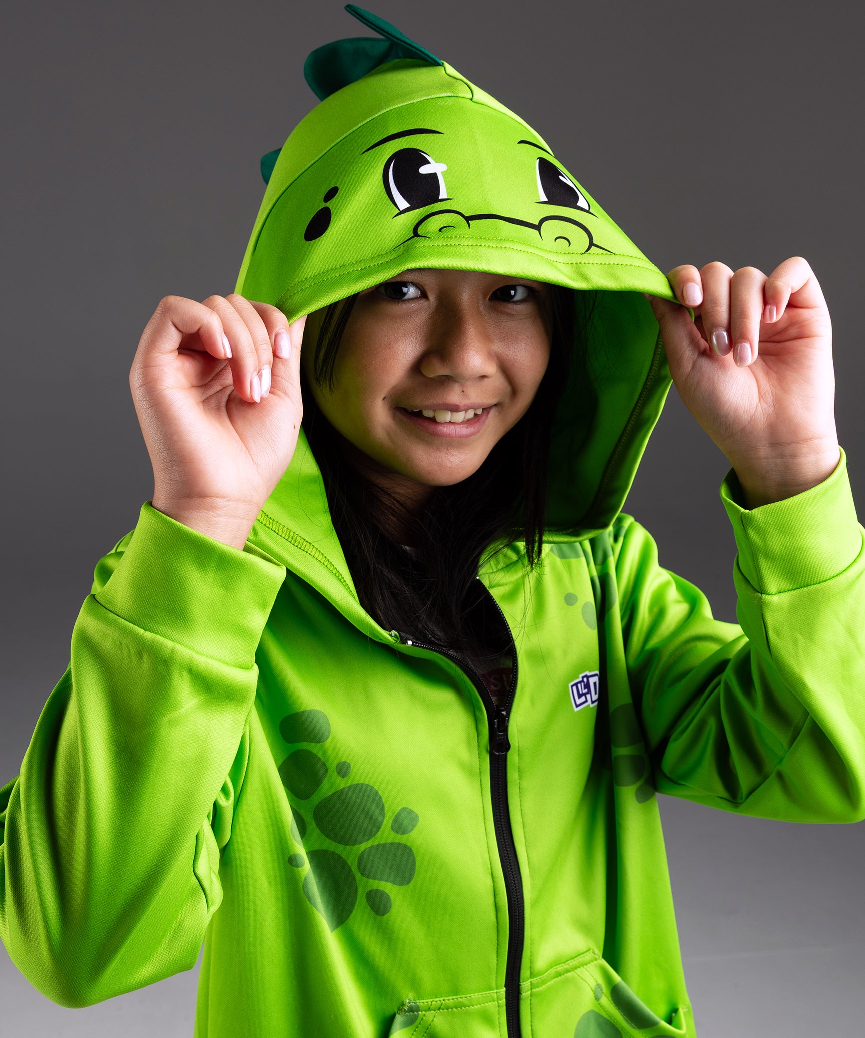 Kid's Lil' Dragon Front Zip Hoodie