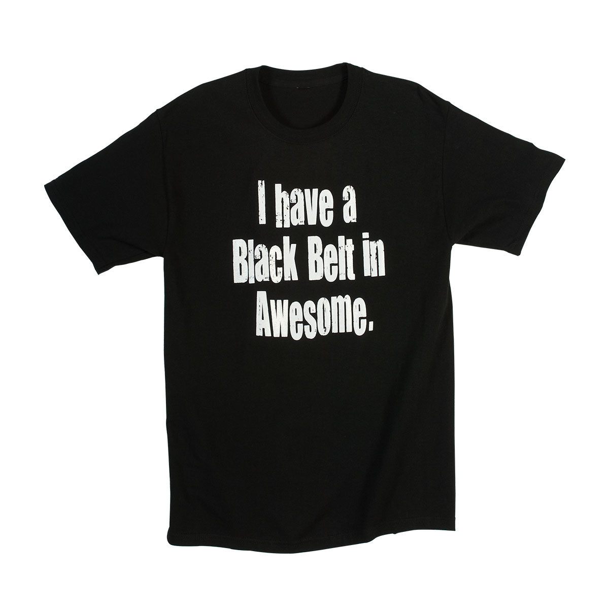 Black Belt in Awesome Tee Black