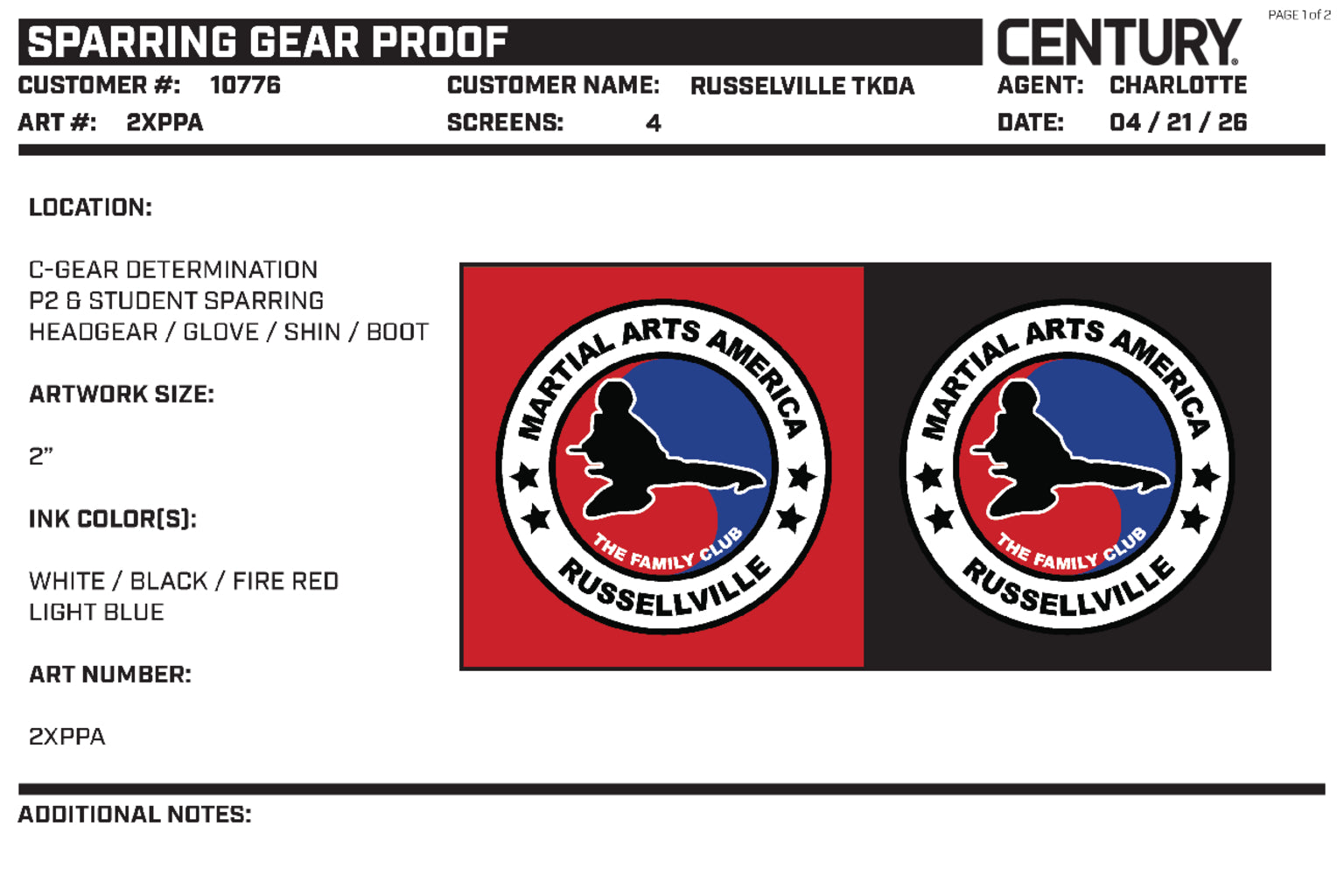 Headgear Powerline 2.0 Custom, Red