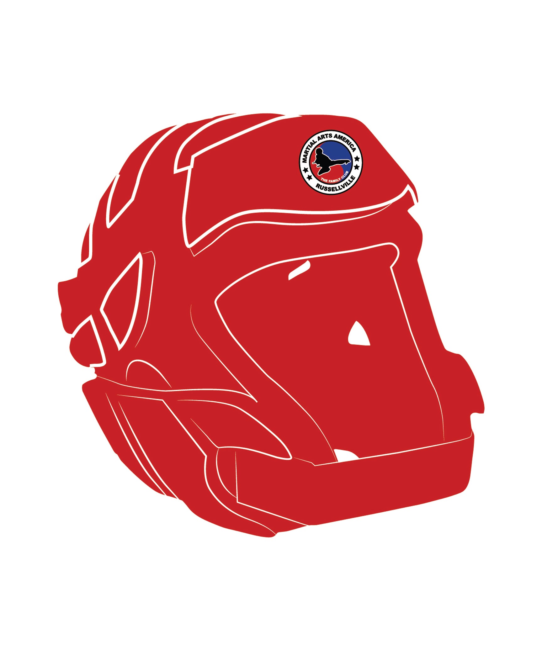 Headgear Powerline 2.0 Custom, Red