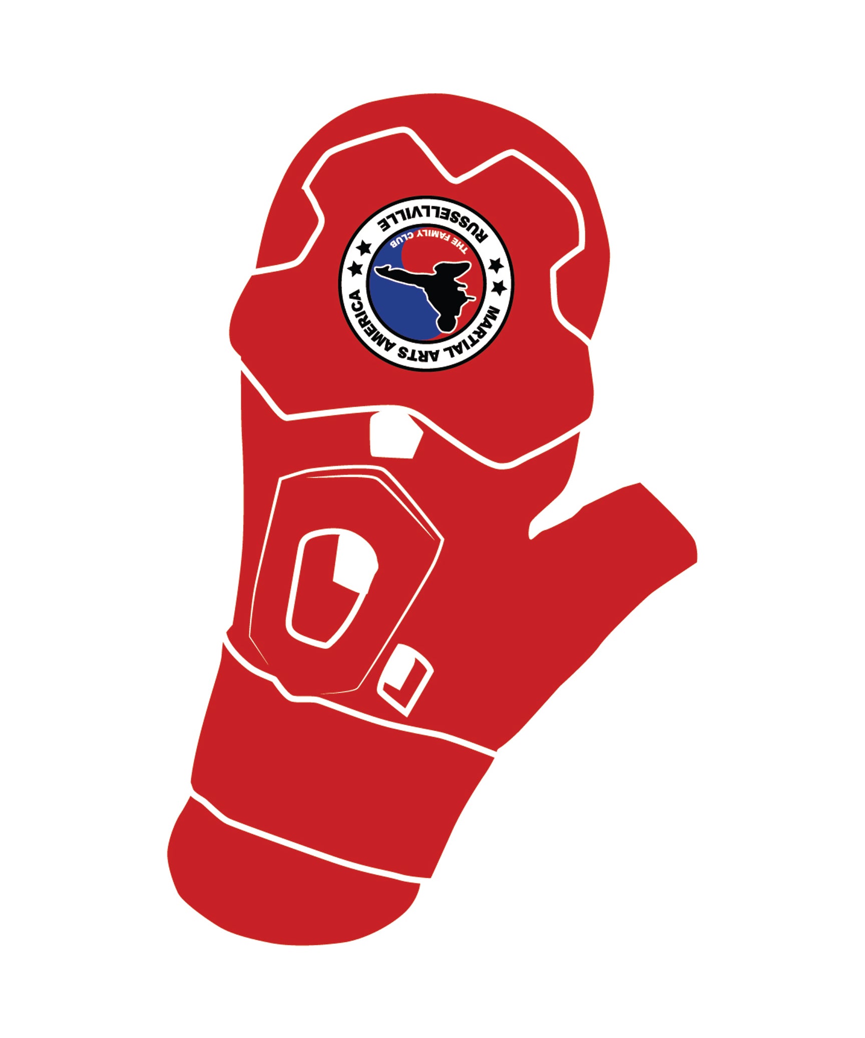 P2 Blank Glove, Red
