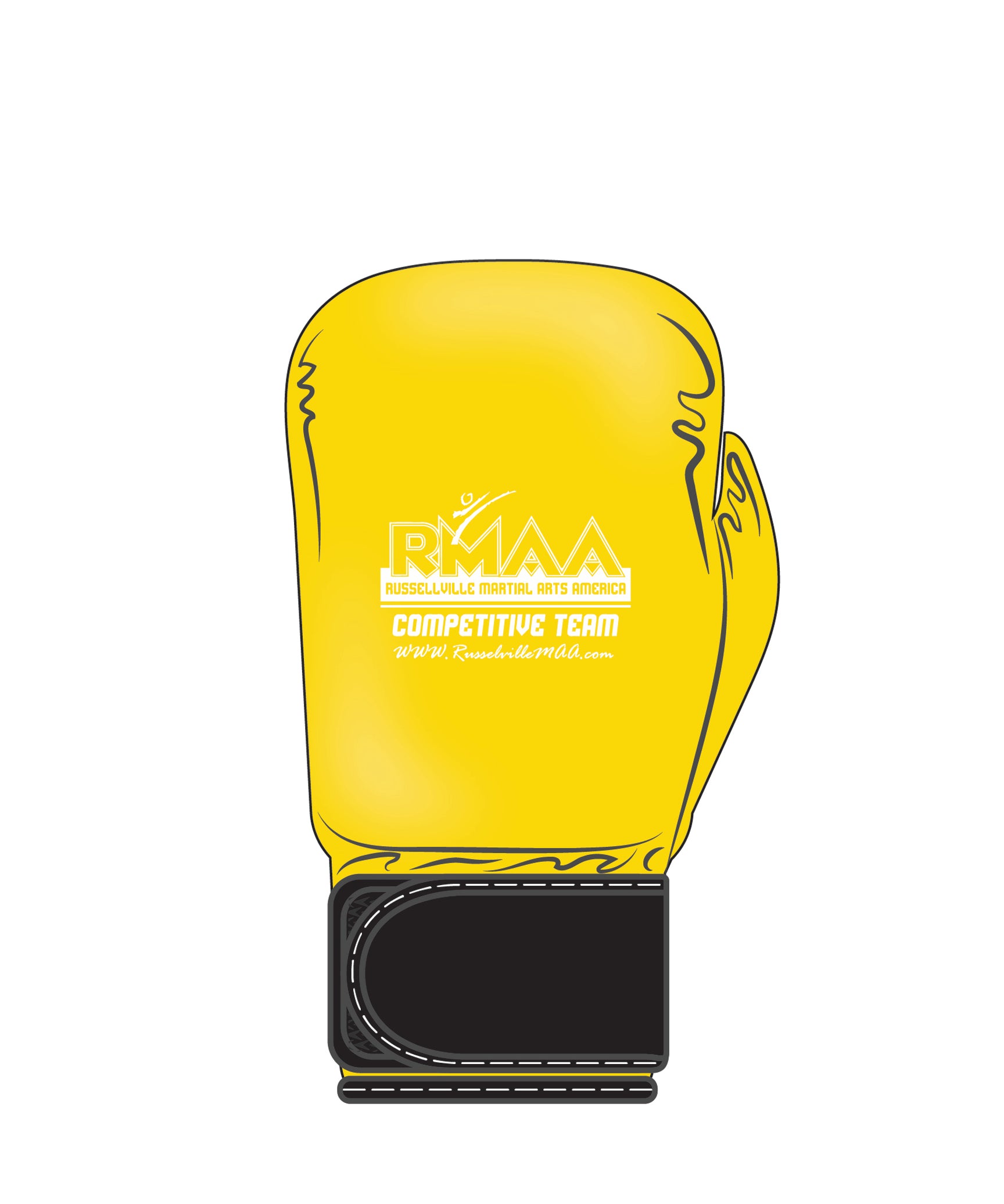 Custom Boxing Glove, Yellow