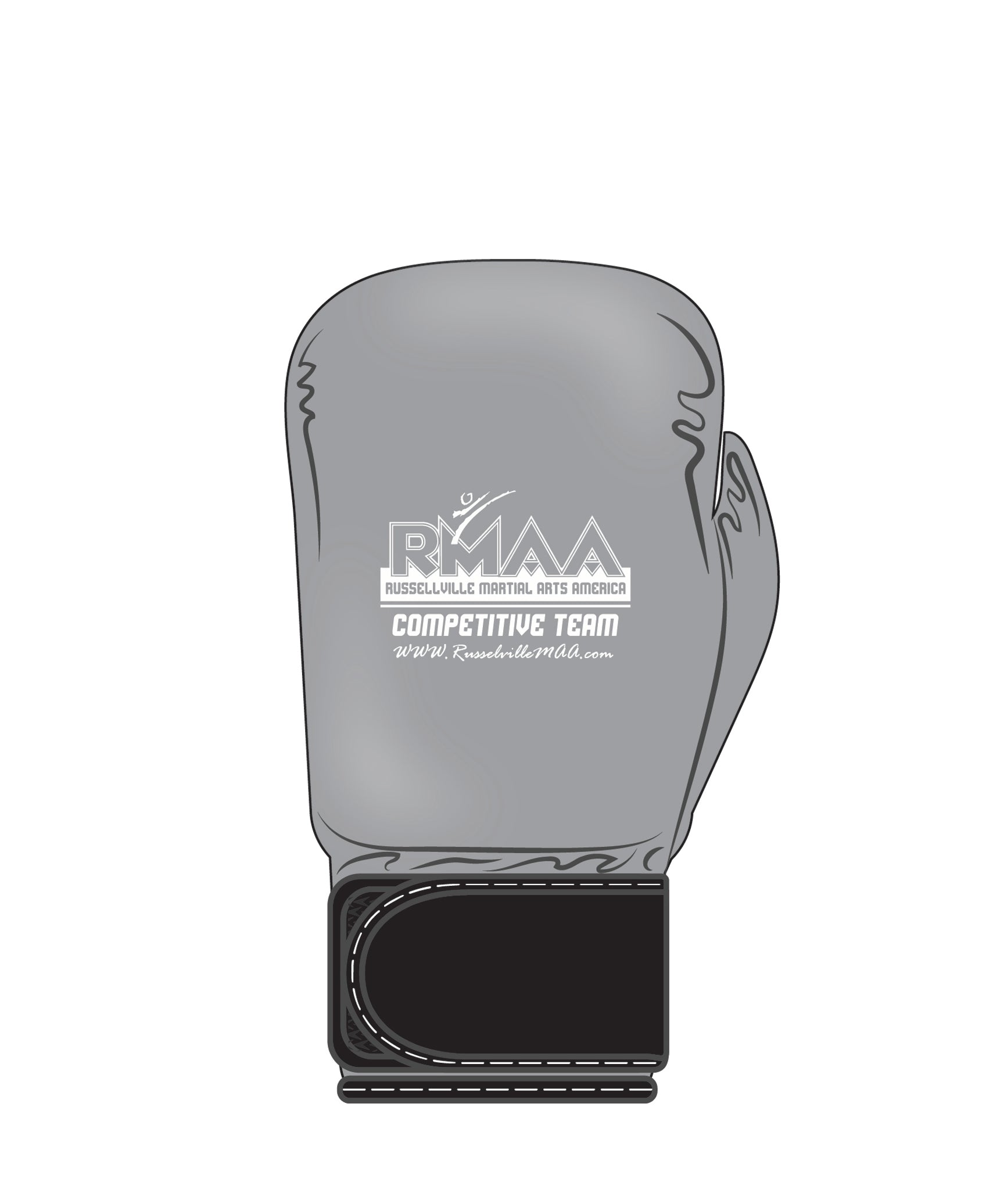Custom Boxing Glove, Silver
