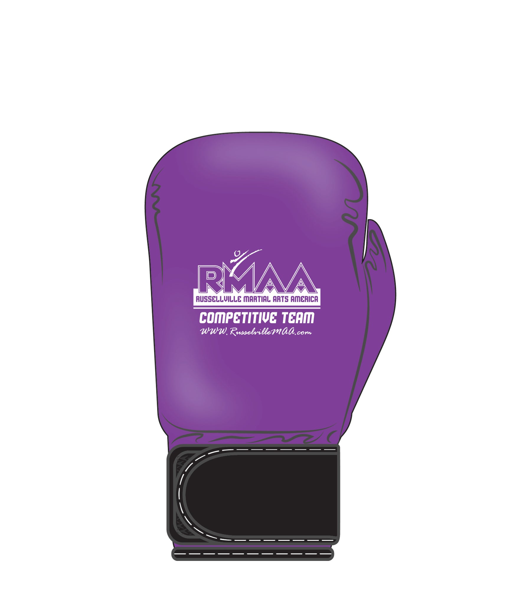 Custom Boxing Glove, Purple