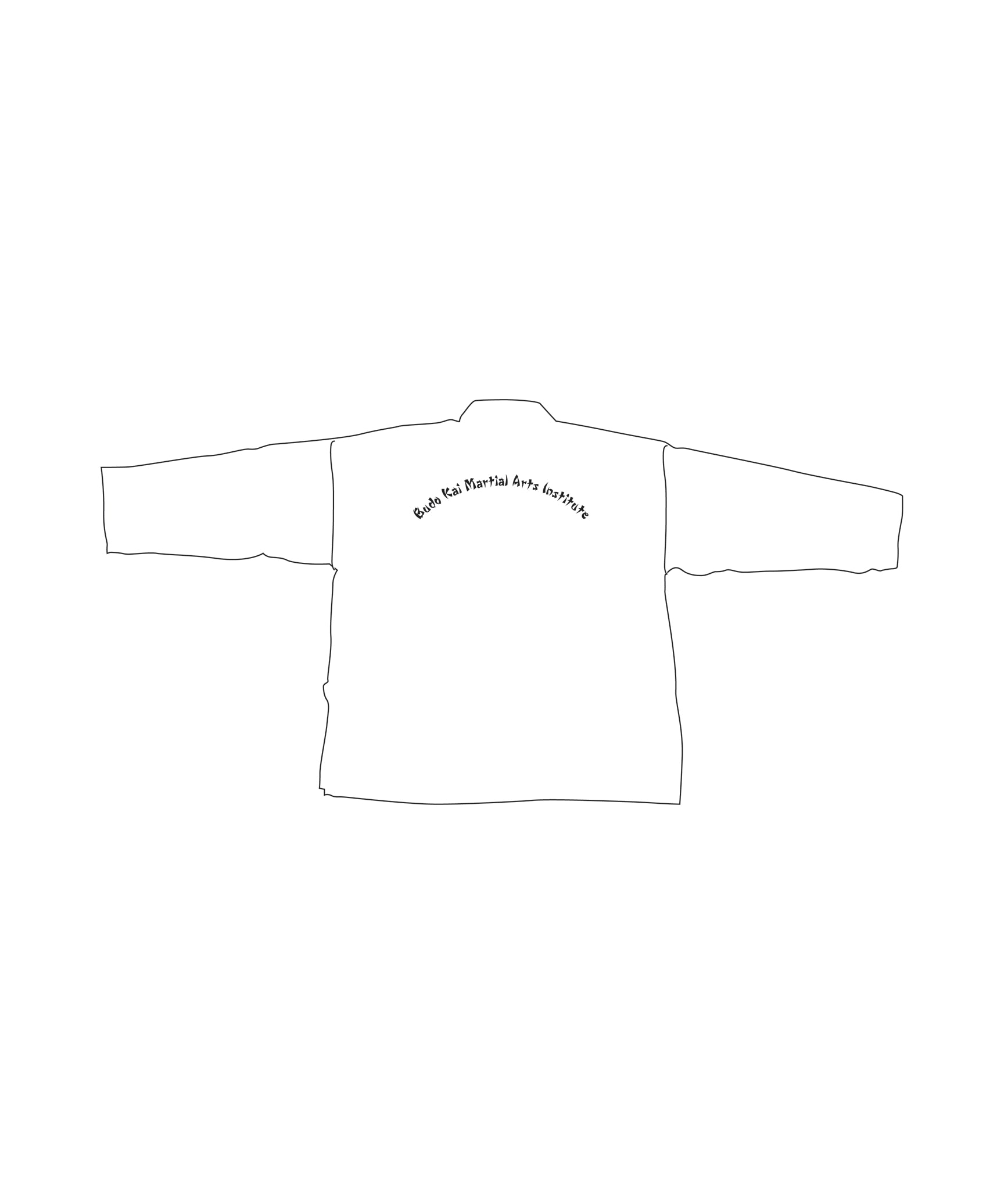 Student Elastic Uniform, White
