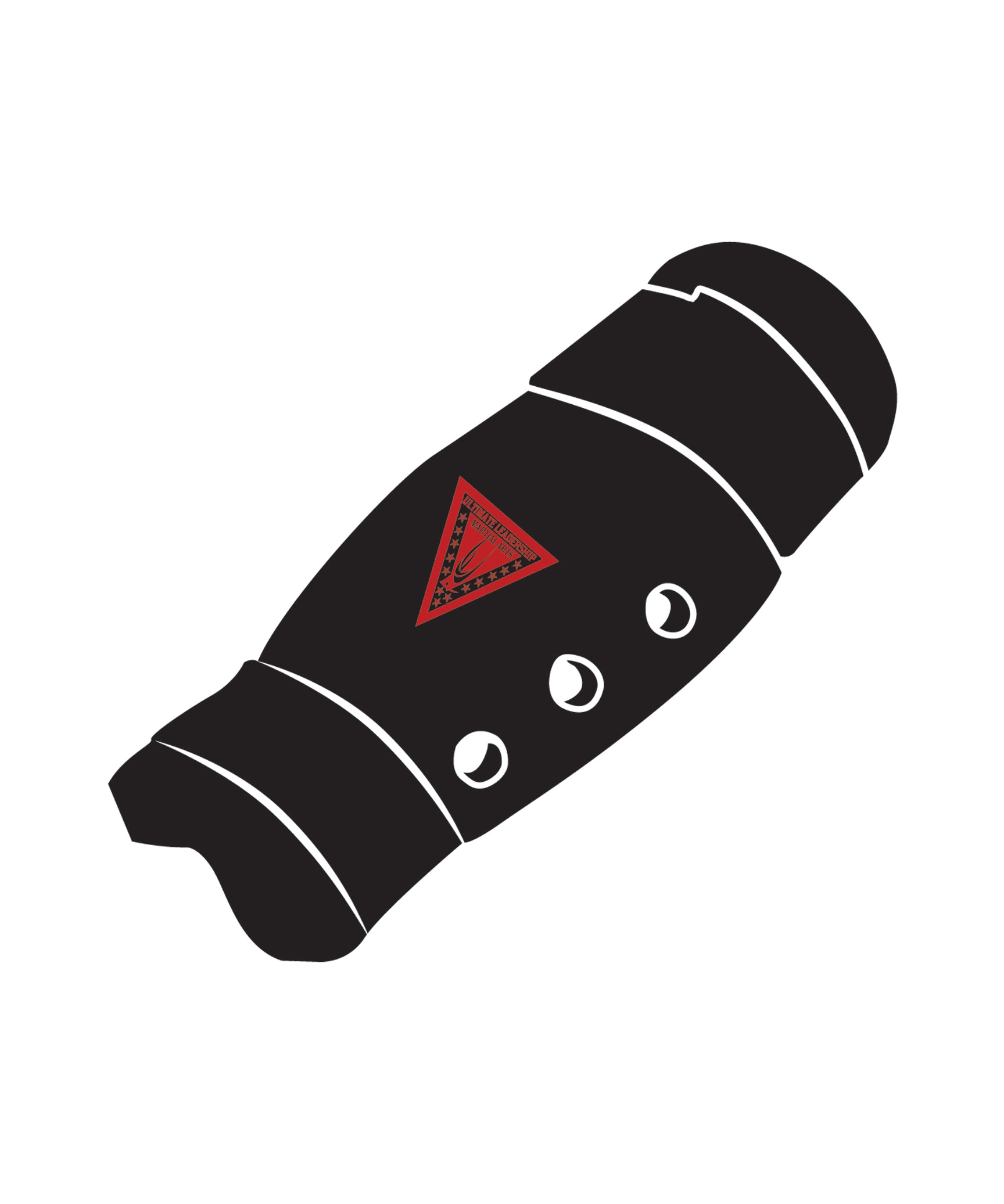 Shin Guard Custom, Black