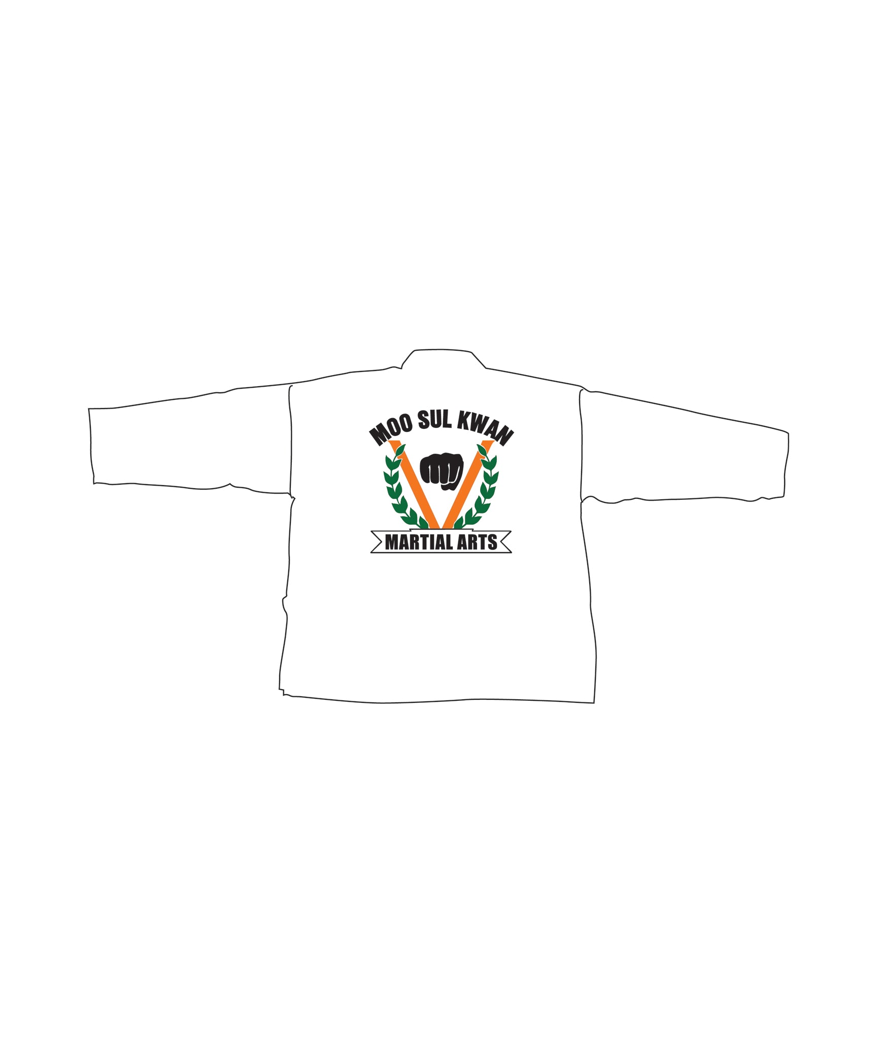 8oz Brushed Uniform, White