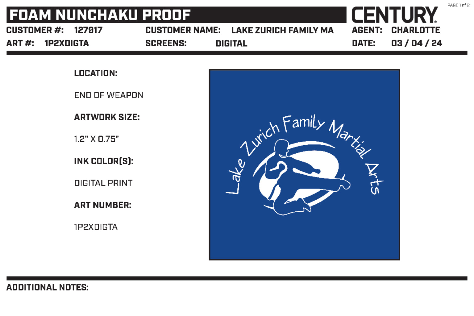 Custom Foam Ball Bearing Chuk, Blue