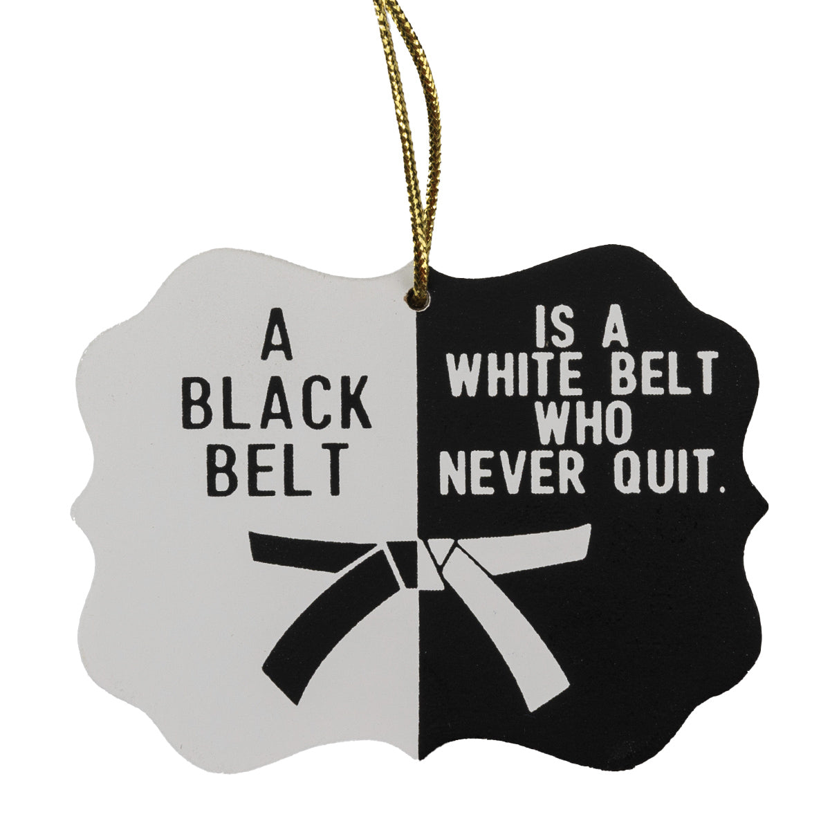 Black Belt Ornament