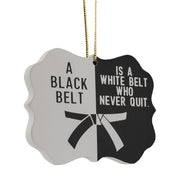 Black Belt Ornament