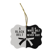 Black Belt Ornament