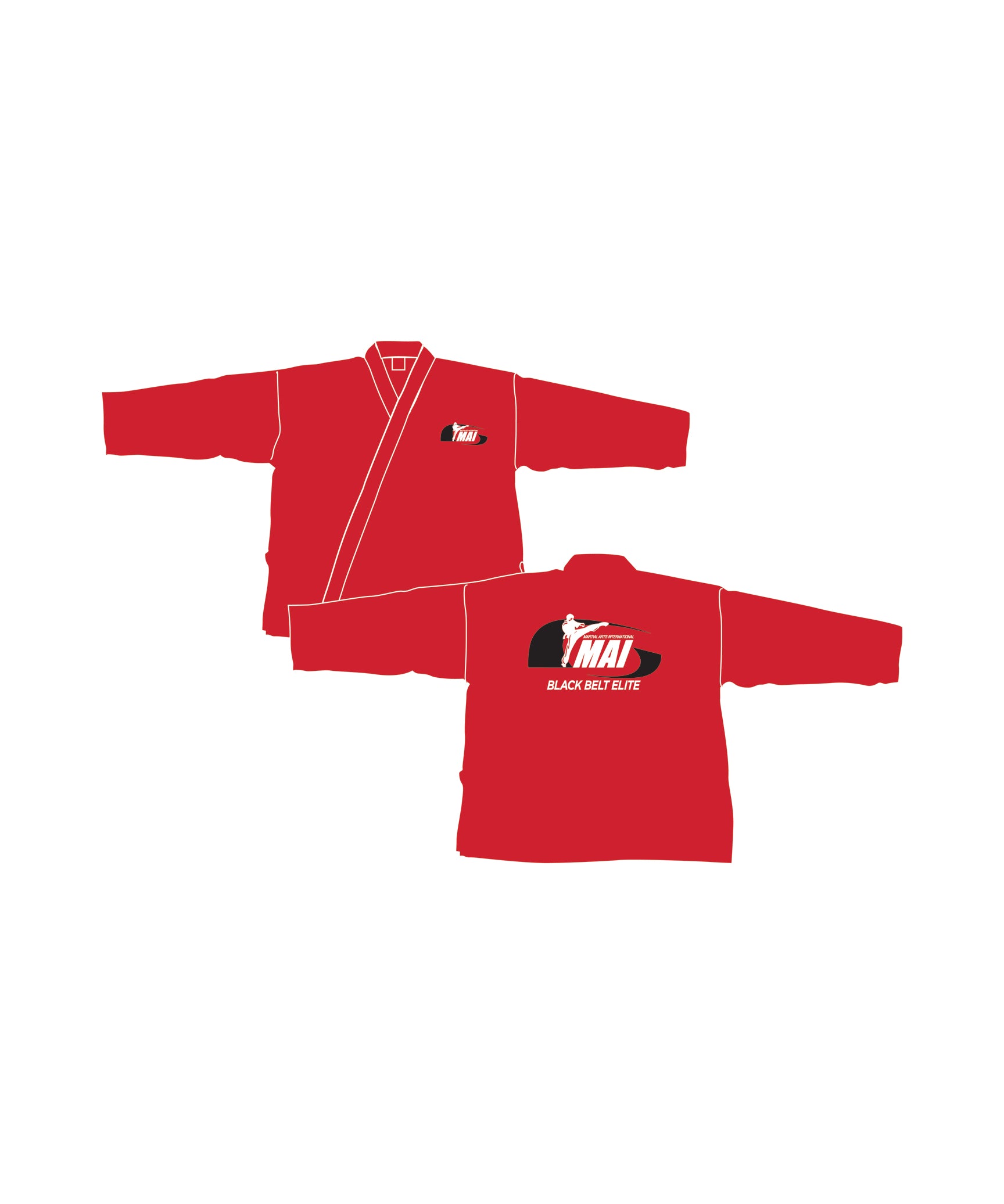 Student Elastic Uniform, Red