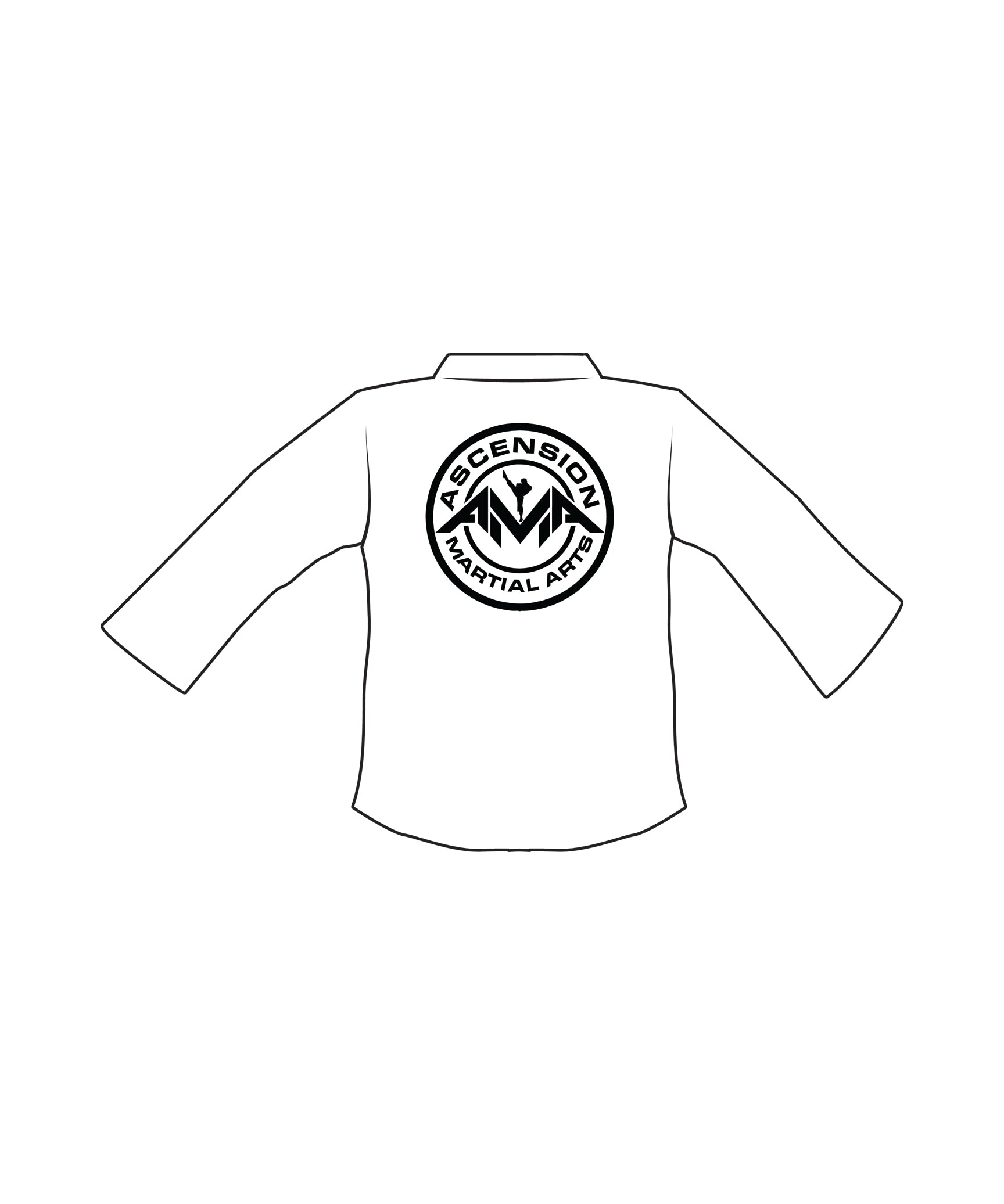 ULightweight Tkd Student Uniform Custom, White