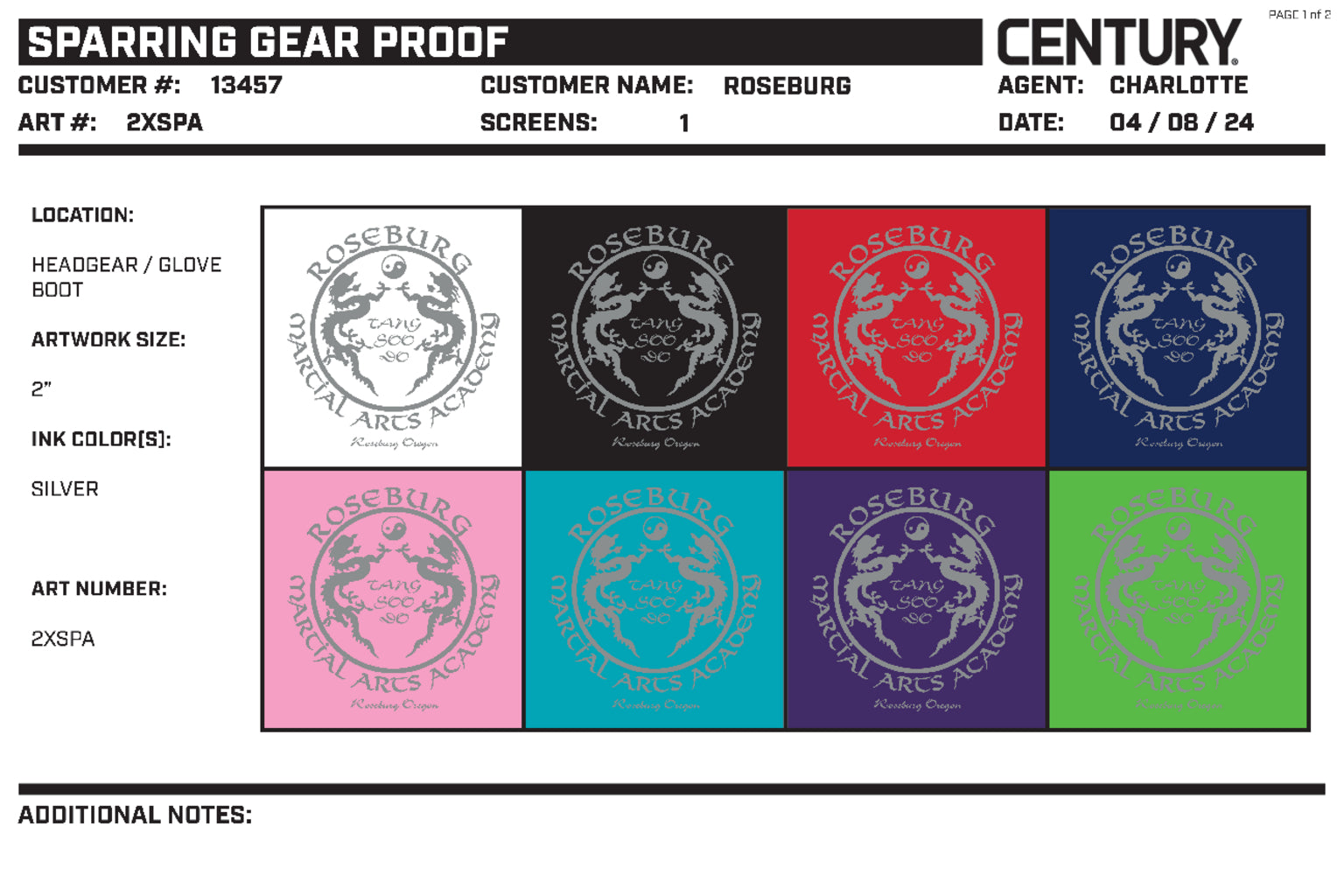 Century Glove Blank, White