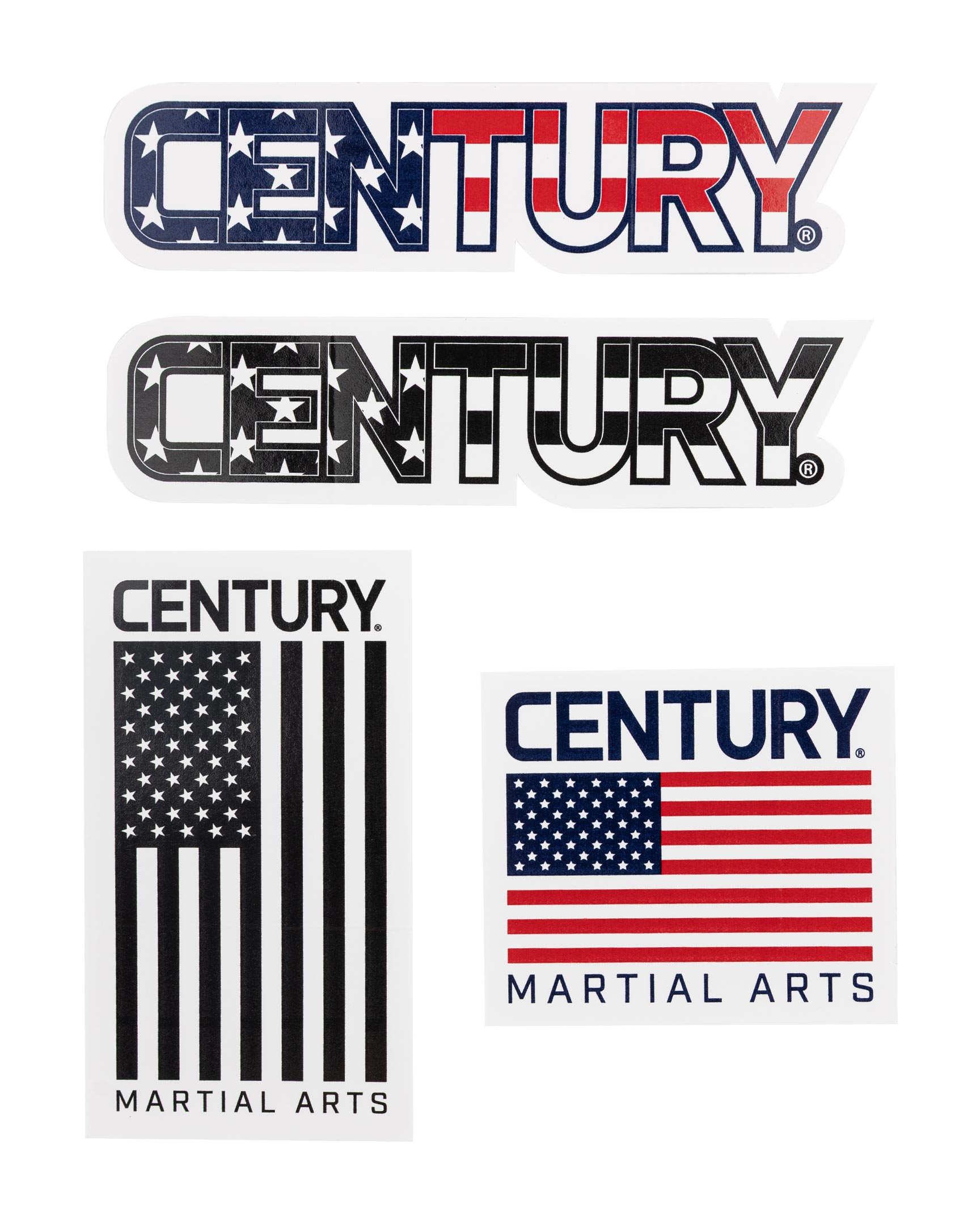Century Americana Sticker Pack – 4 Piece – Century US Wholesale