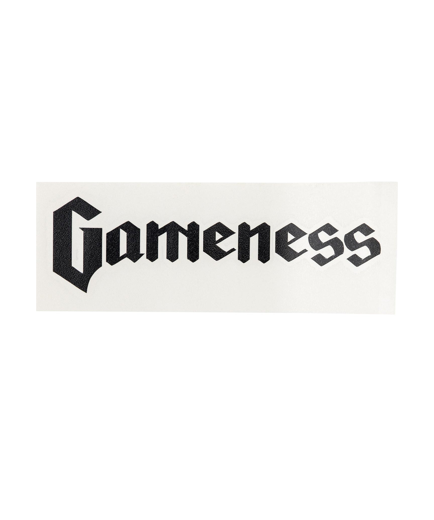 Gameness Logo Die Cut Sticker