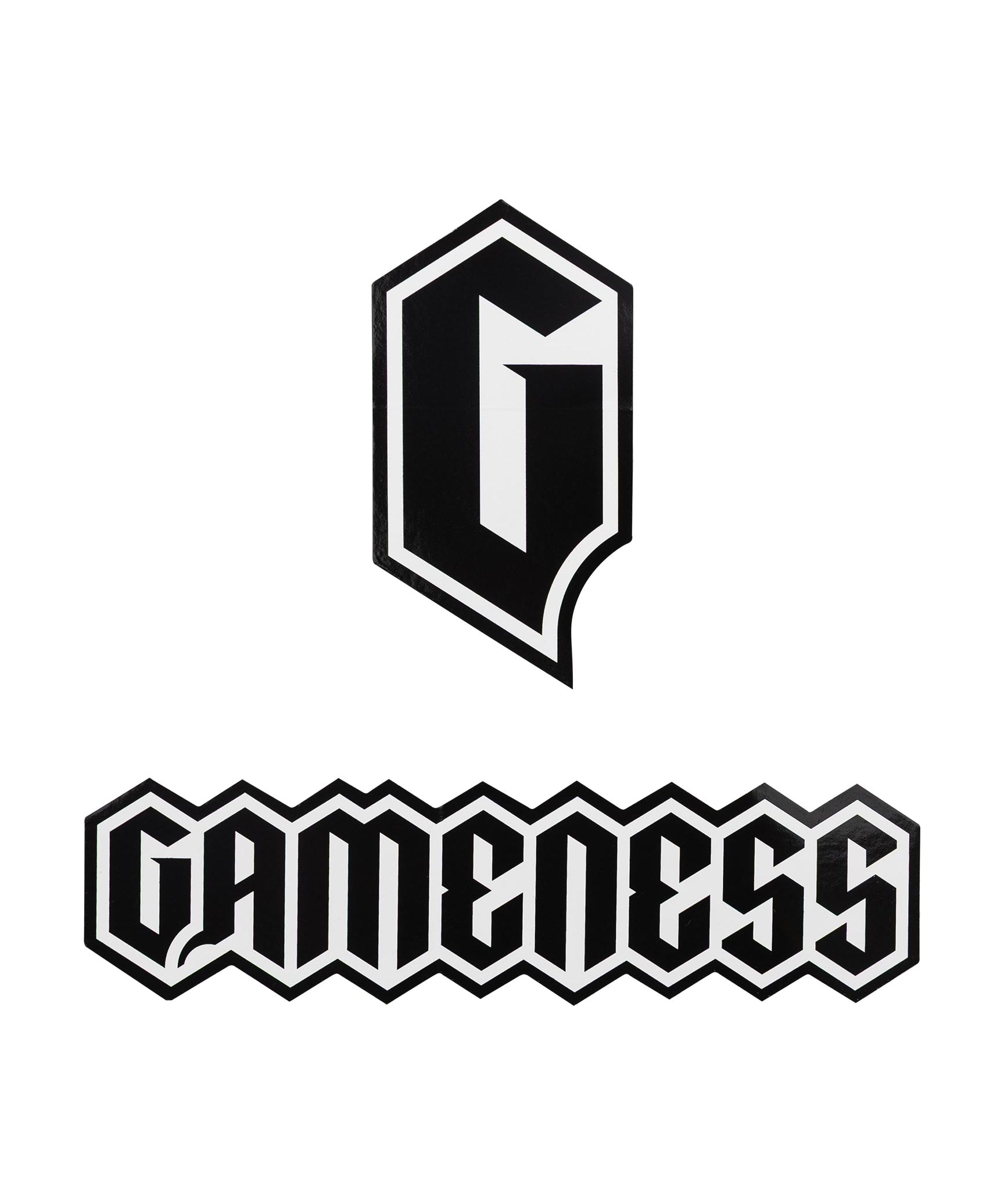 Gameness 2-Pack Rank Sticker Set Black