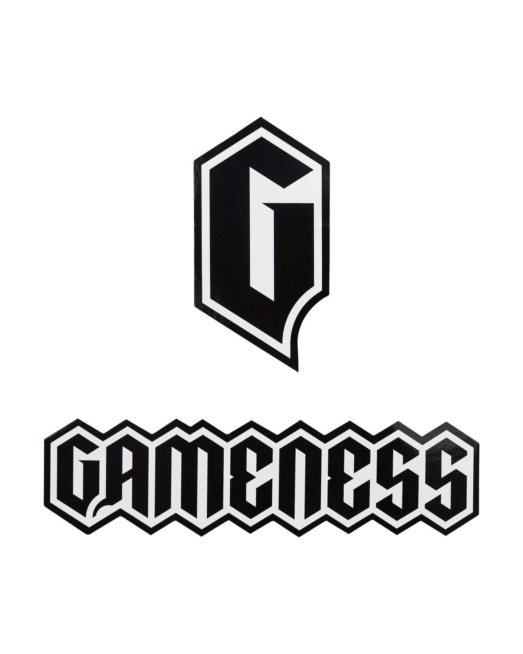 Gameness 2-Pack Rank Sticker Set Black