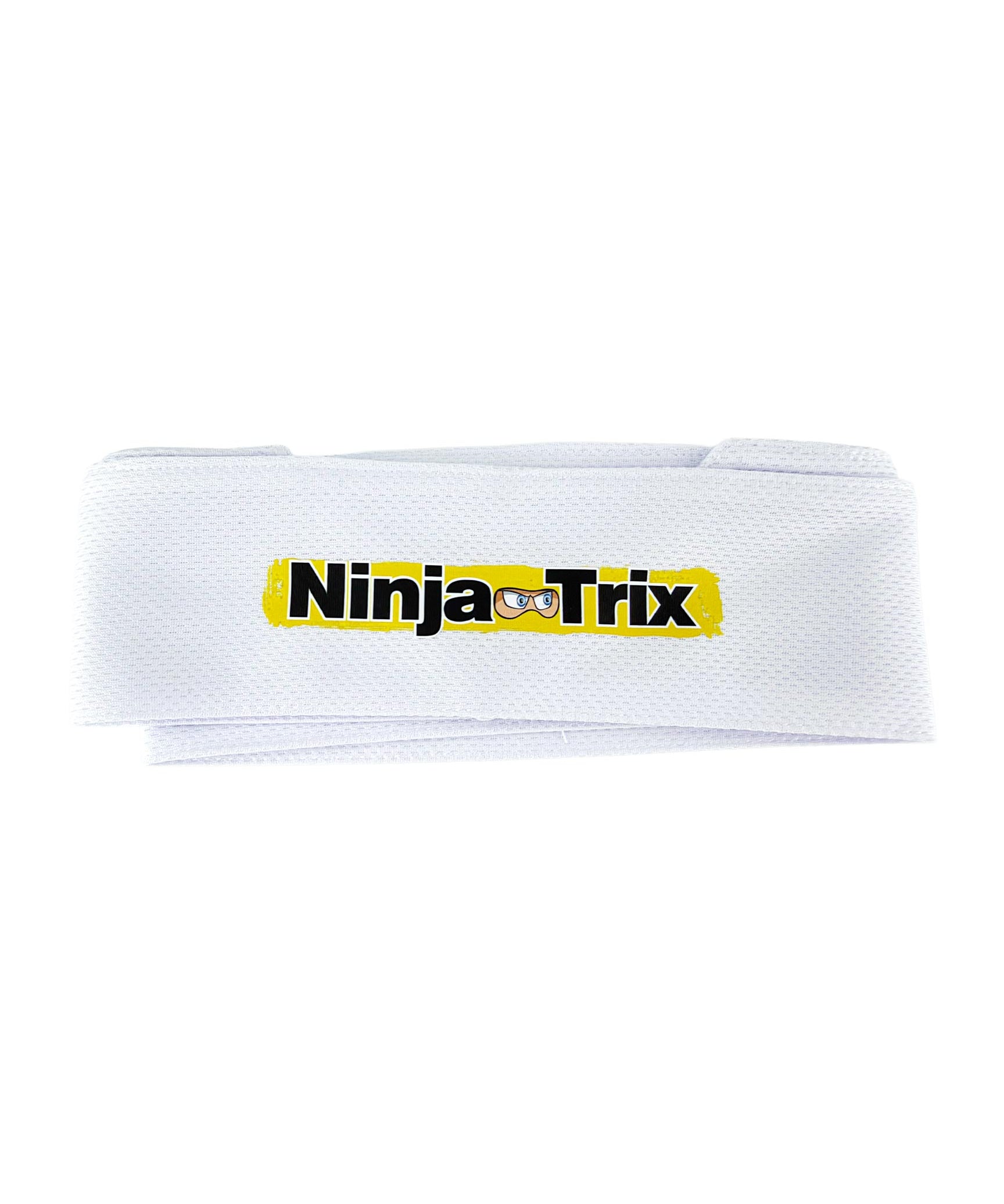 White NinjaTrix Headband White Yellow