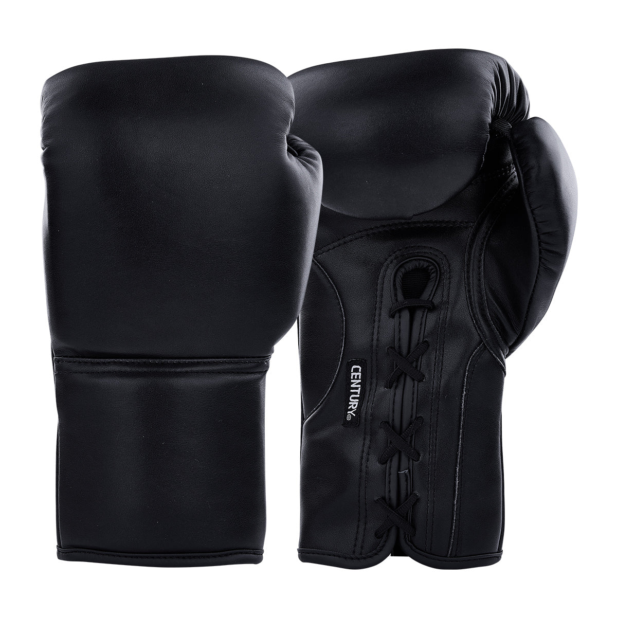 Custom Leather Lace Up Bag Glove Black