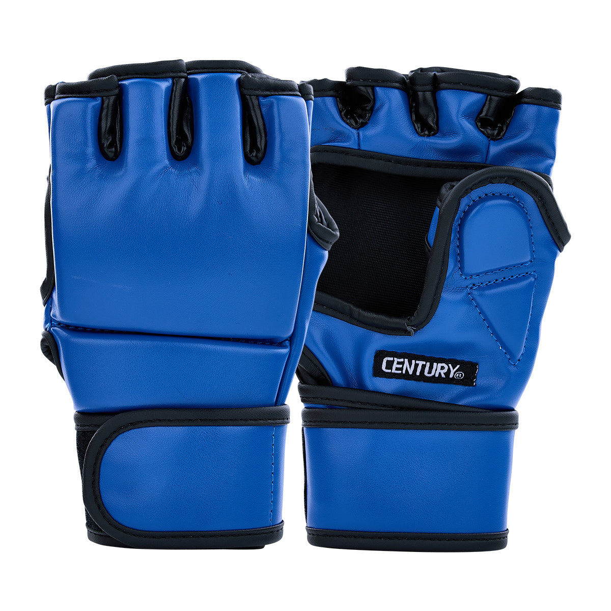 Custom MMA Open Palm Glove Blue