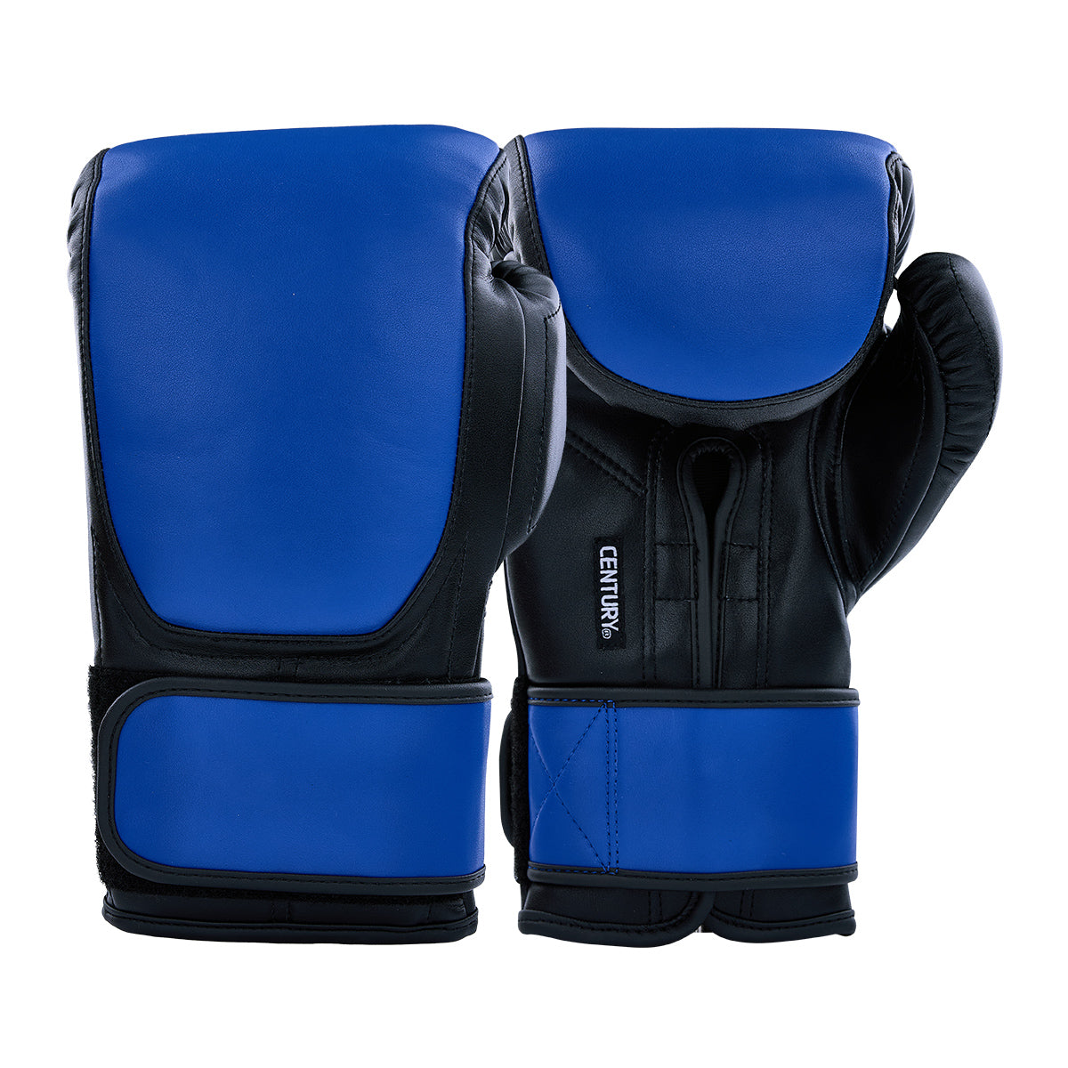 Custom Leather Bag Glove With Wrist Support Blue