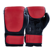Custom Leather Bag Glove With Wrist Support Red