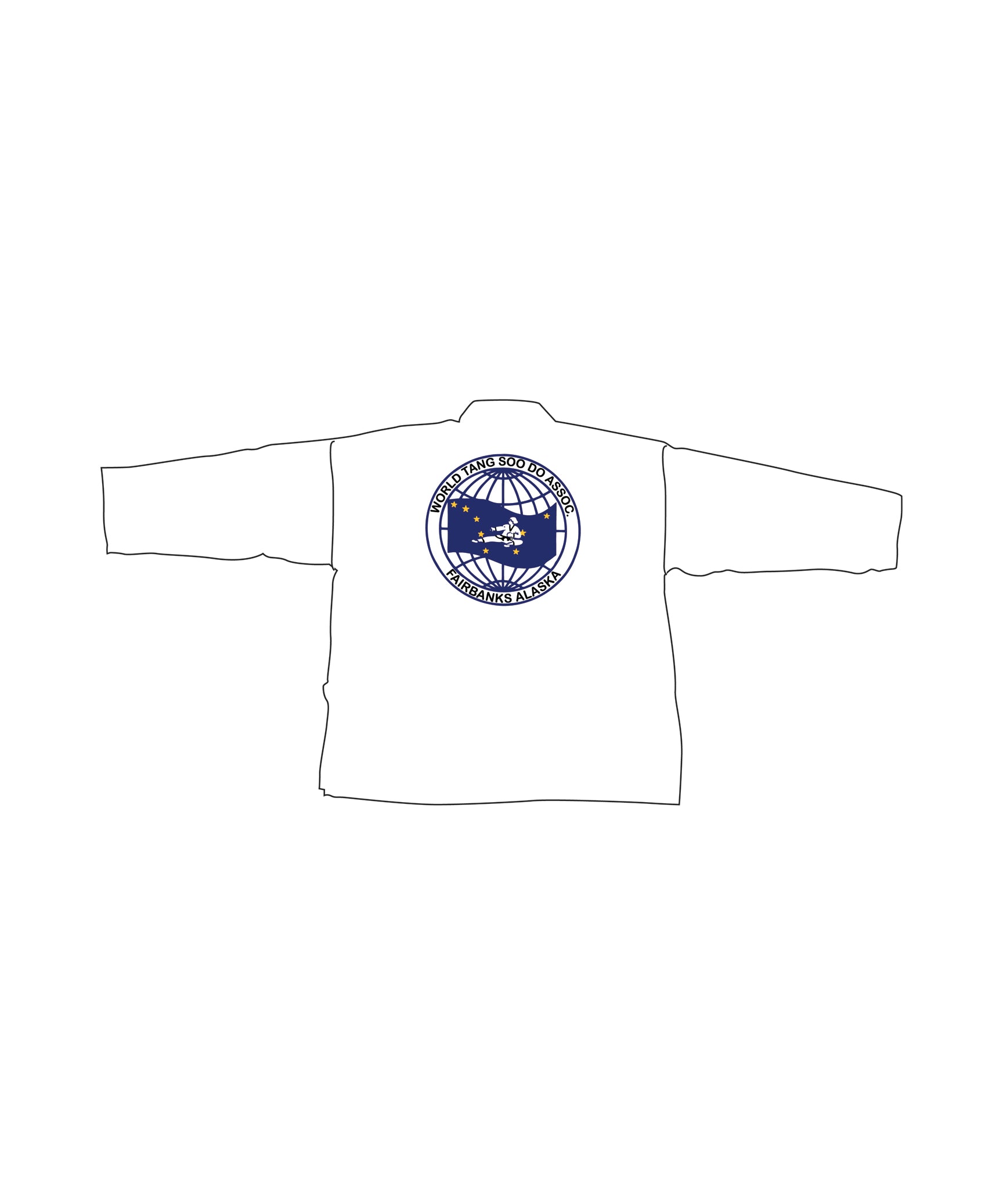 Lightweight Student Uniform, White