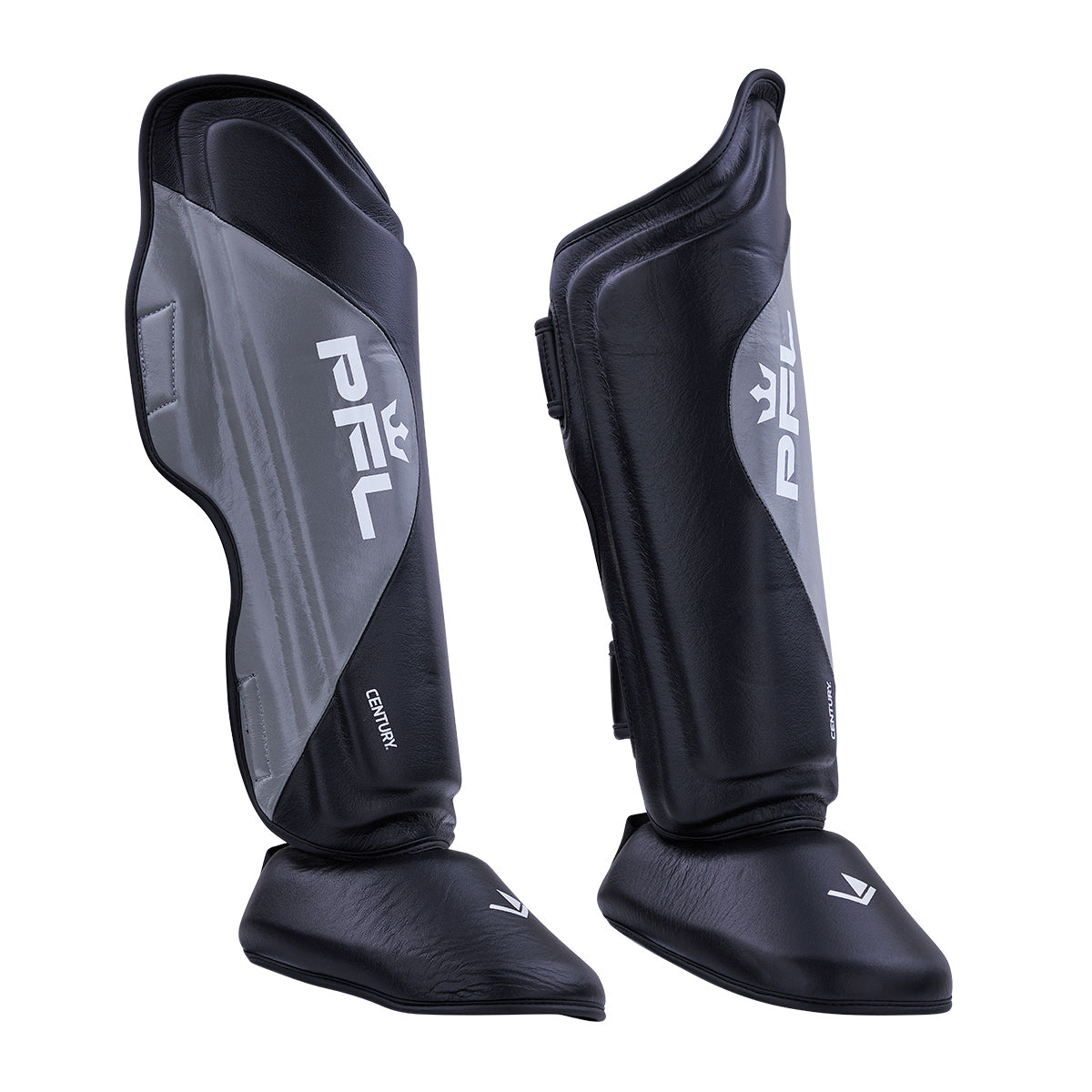 PFL Pro Shin Instep Guard Grey Black