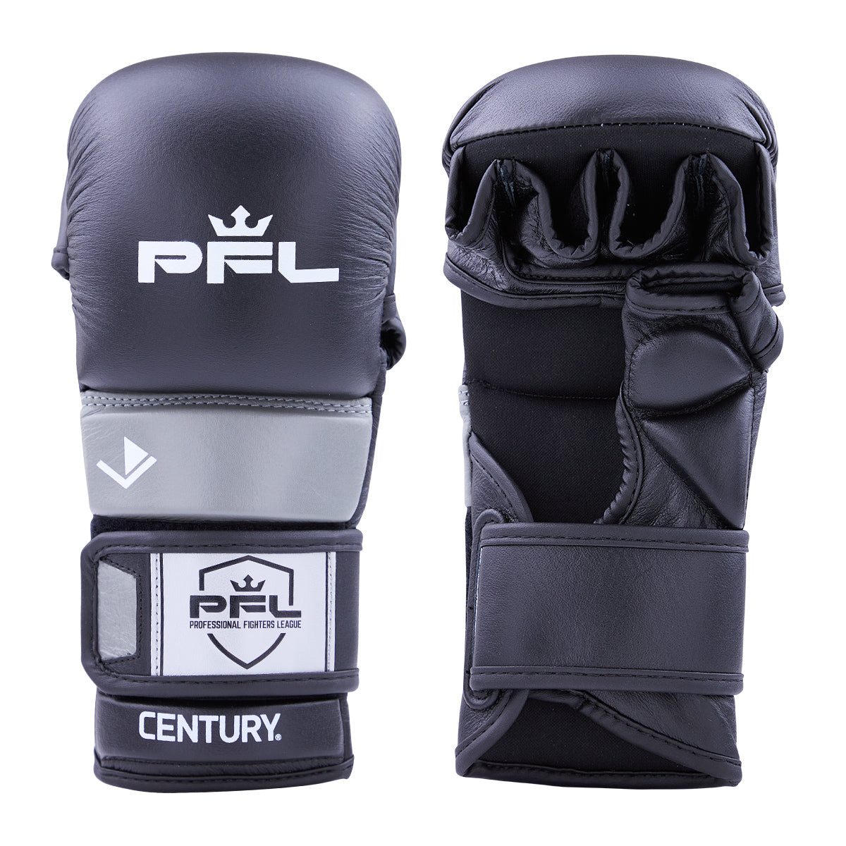 PFL Pro MMA Hybrid Training Glove Grey Black