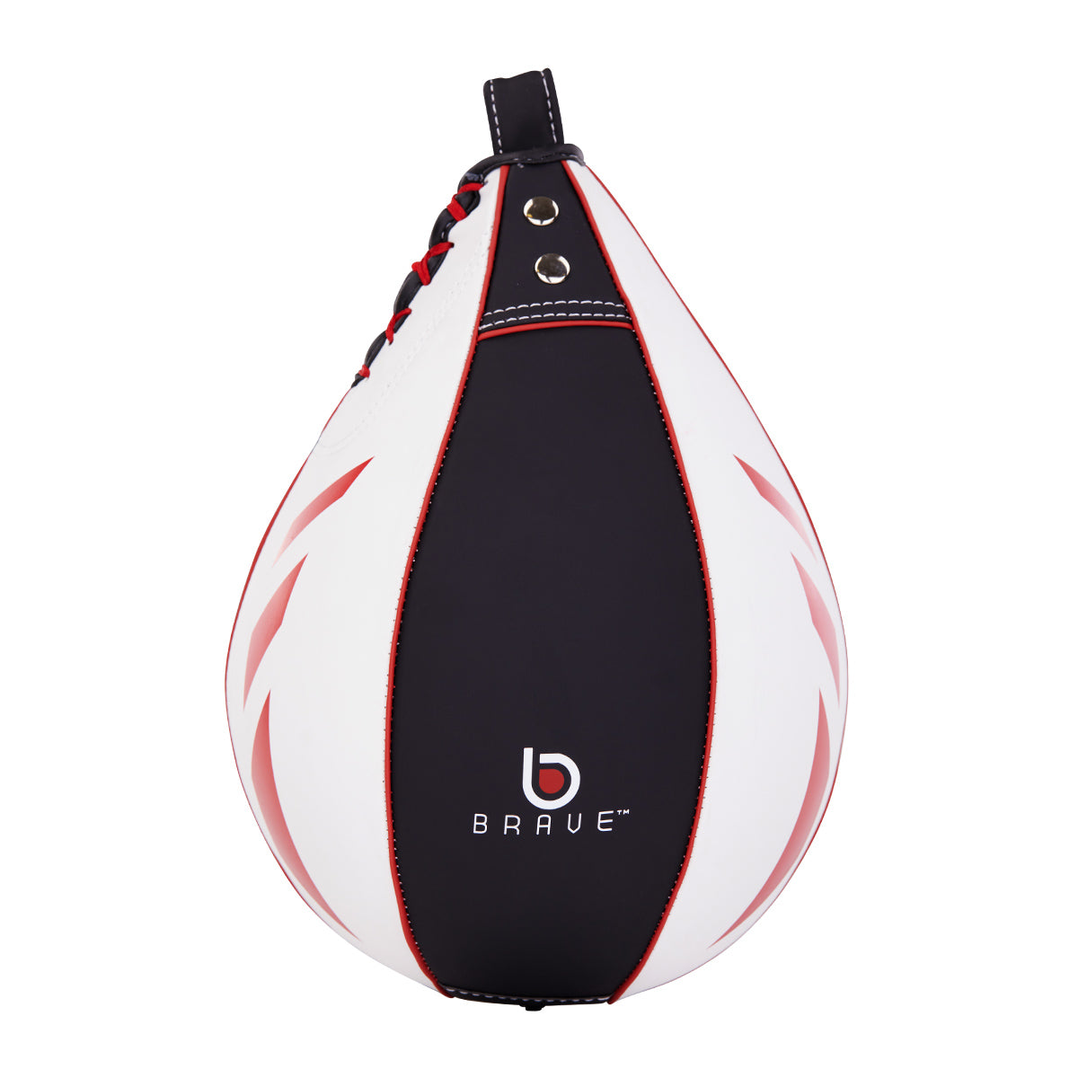 Brave Speed Bag - Black/White/Red 7" Black White Red