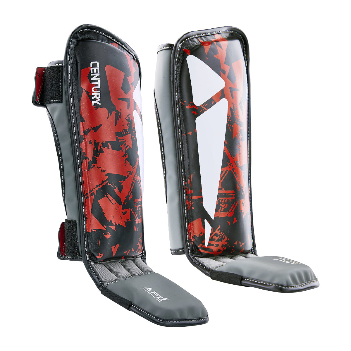 Brave Youth Shin Guards Red Black