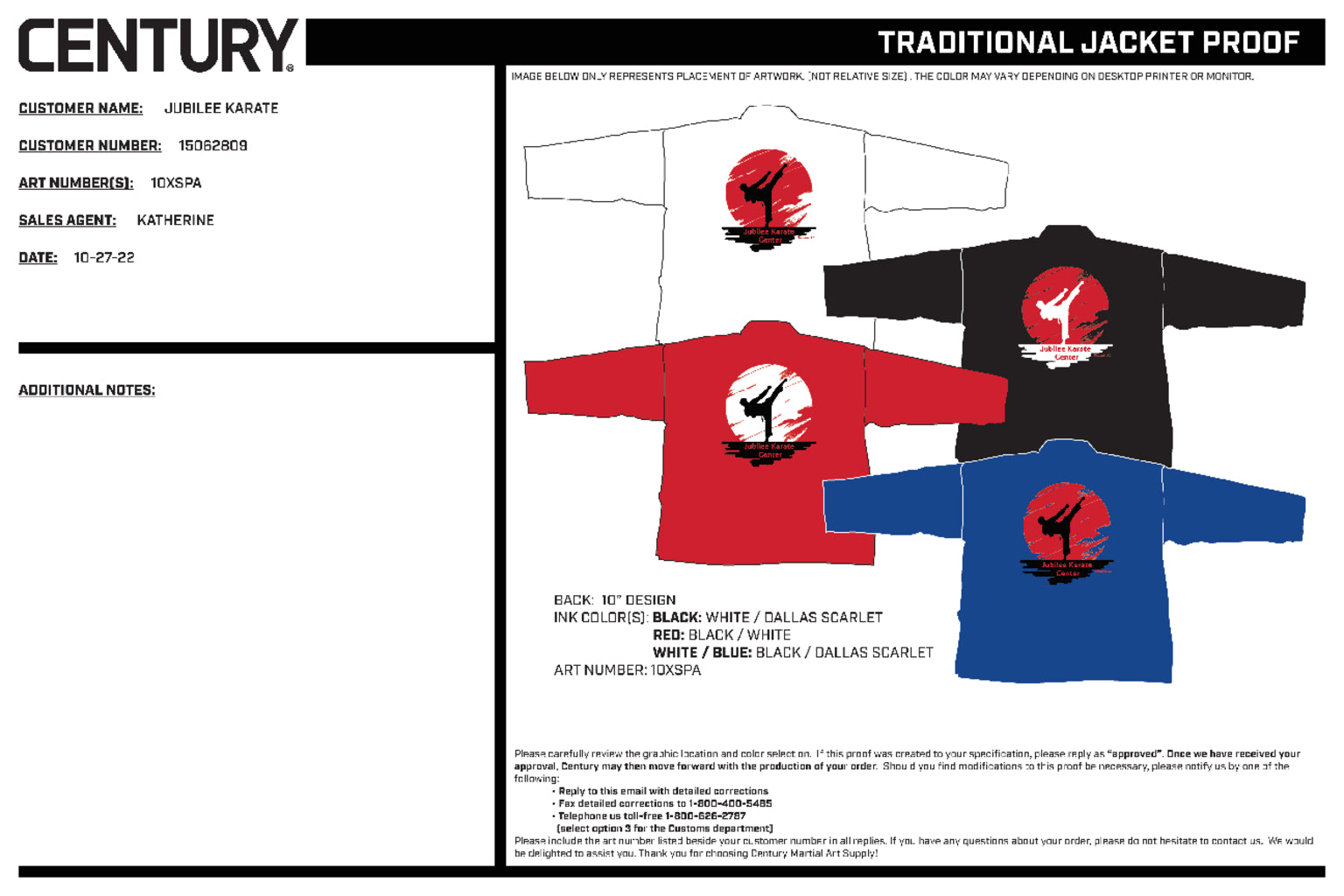 6oz Lightweight Student Jacket Custom, Blue