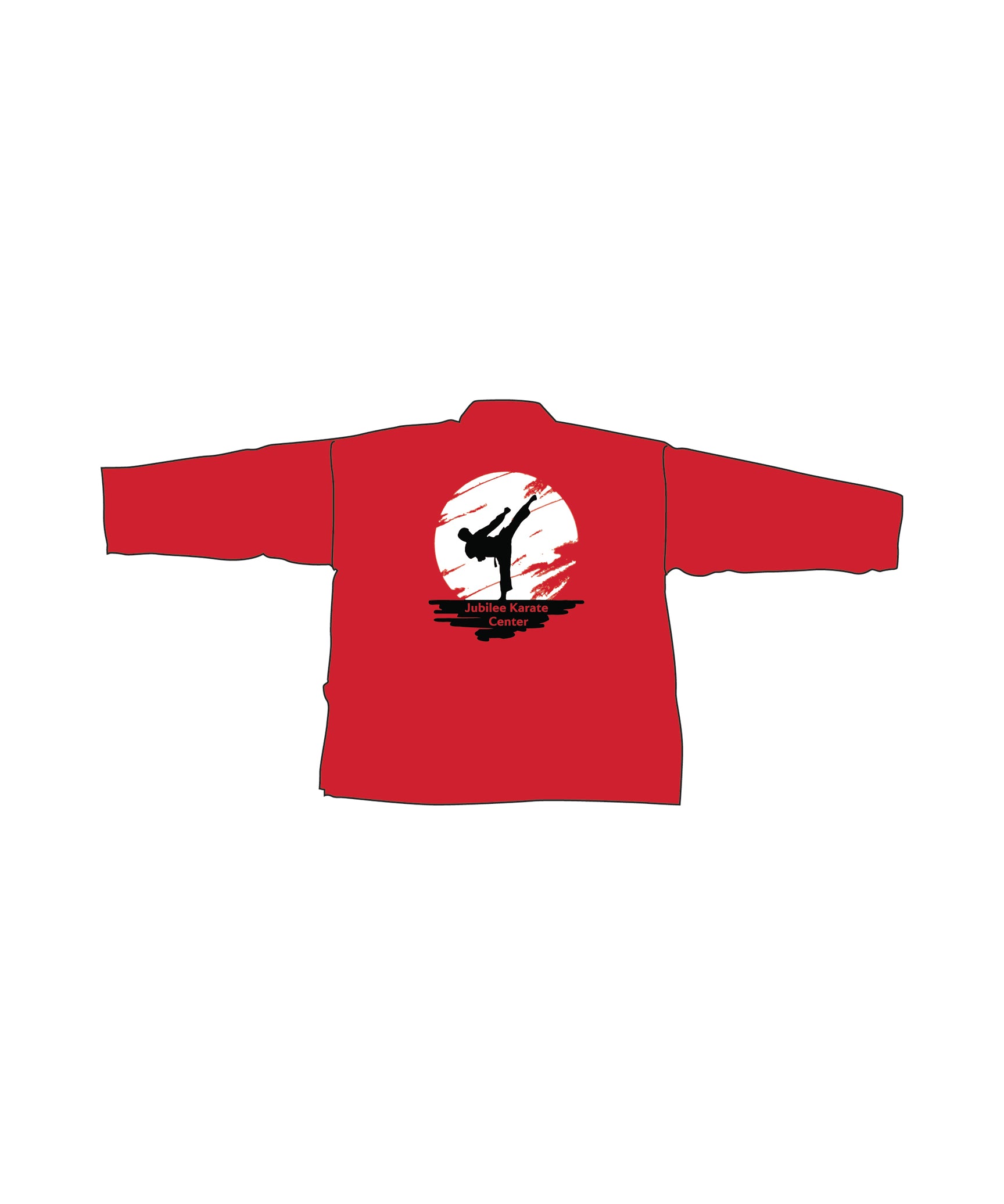6oz Lightweight Student Jacket Custom, Red