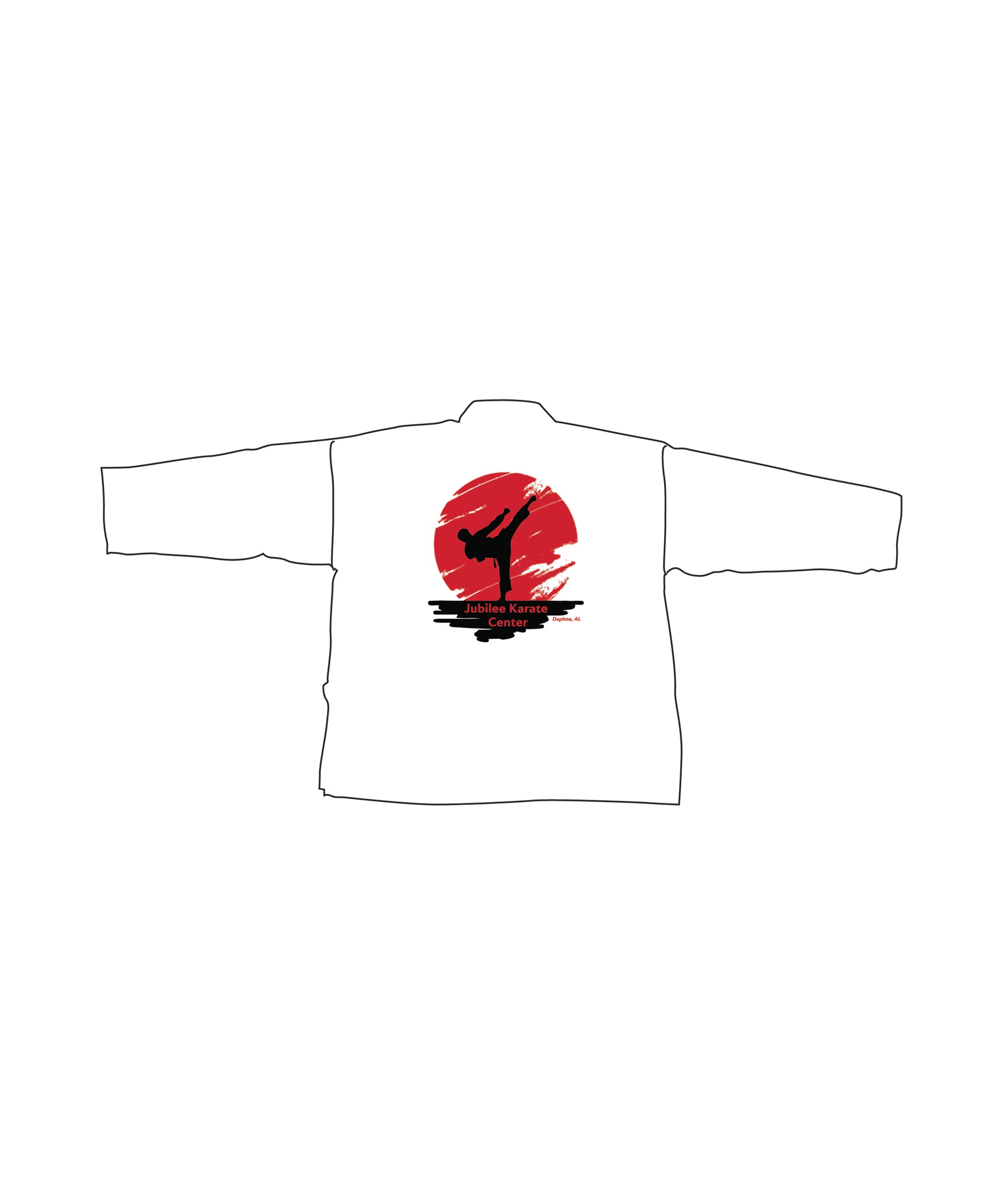 6oz Lightweight Student Jacket Custom, White