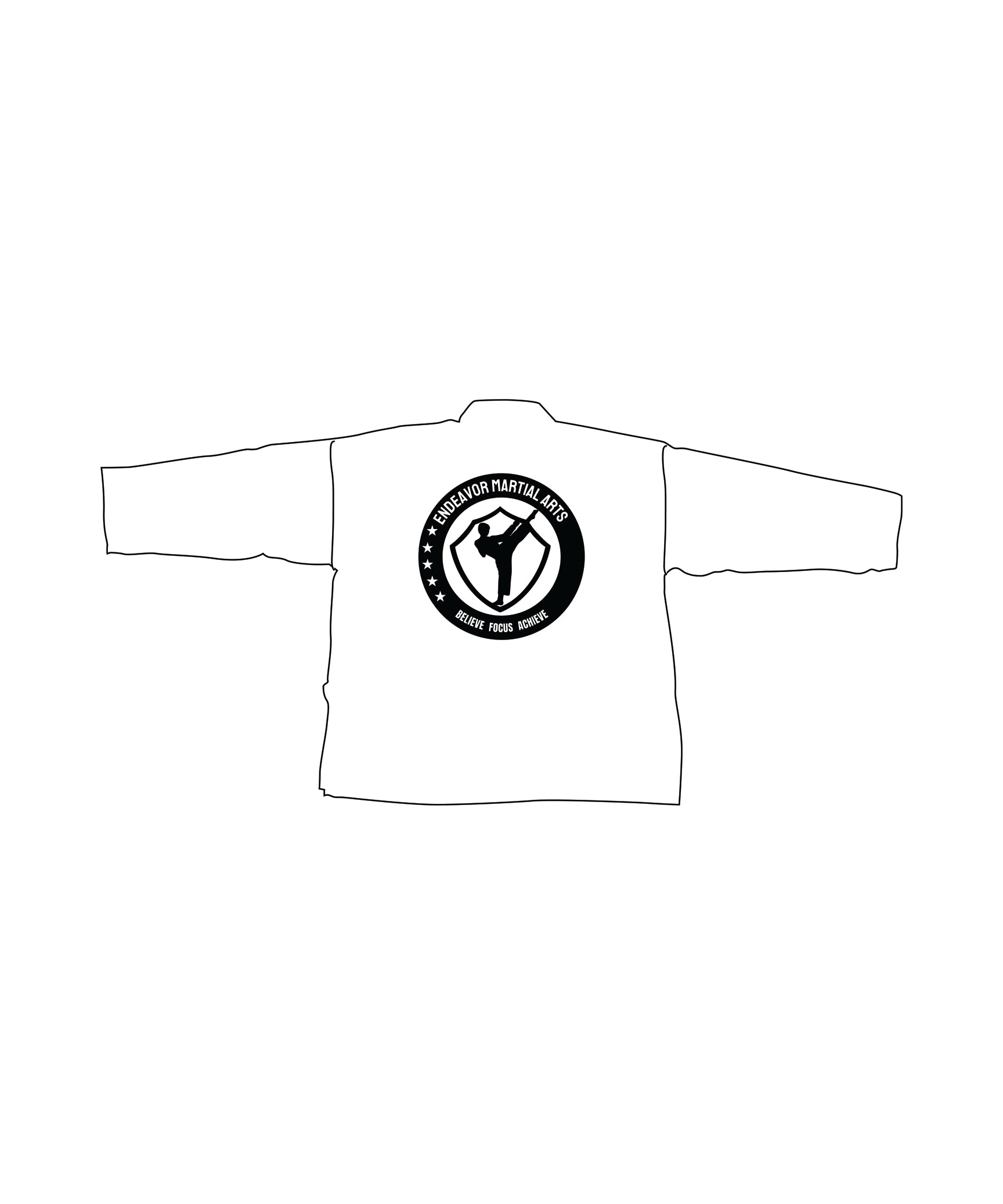 Lightweight Student Uniform, White