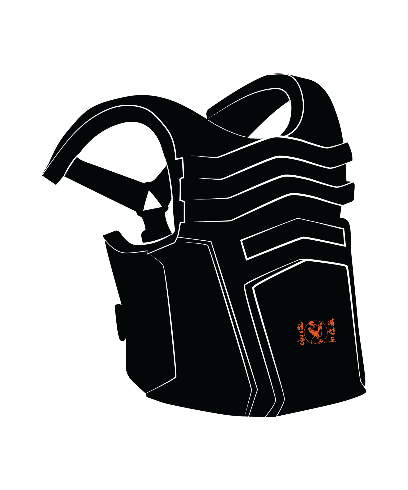P2 Chest Guard - Custom, Black