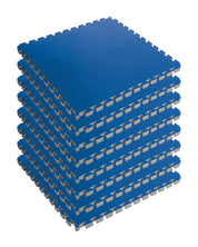 Reversible 1" Puzzle Mat Eight Piece Bundle - Blue/Red 1" Blue Red