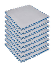 Reversible 1" Puzzle Mat Eight Piece Bundle - Grey/Black 1" Grey Black