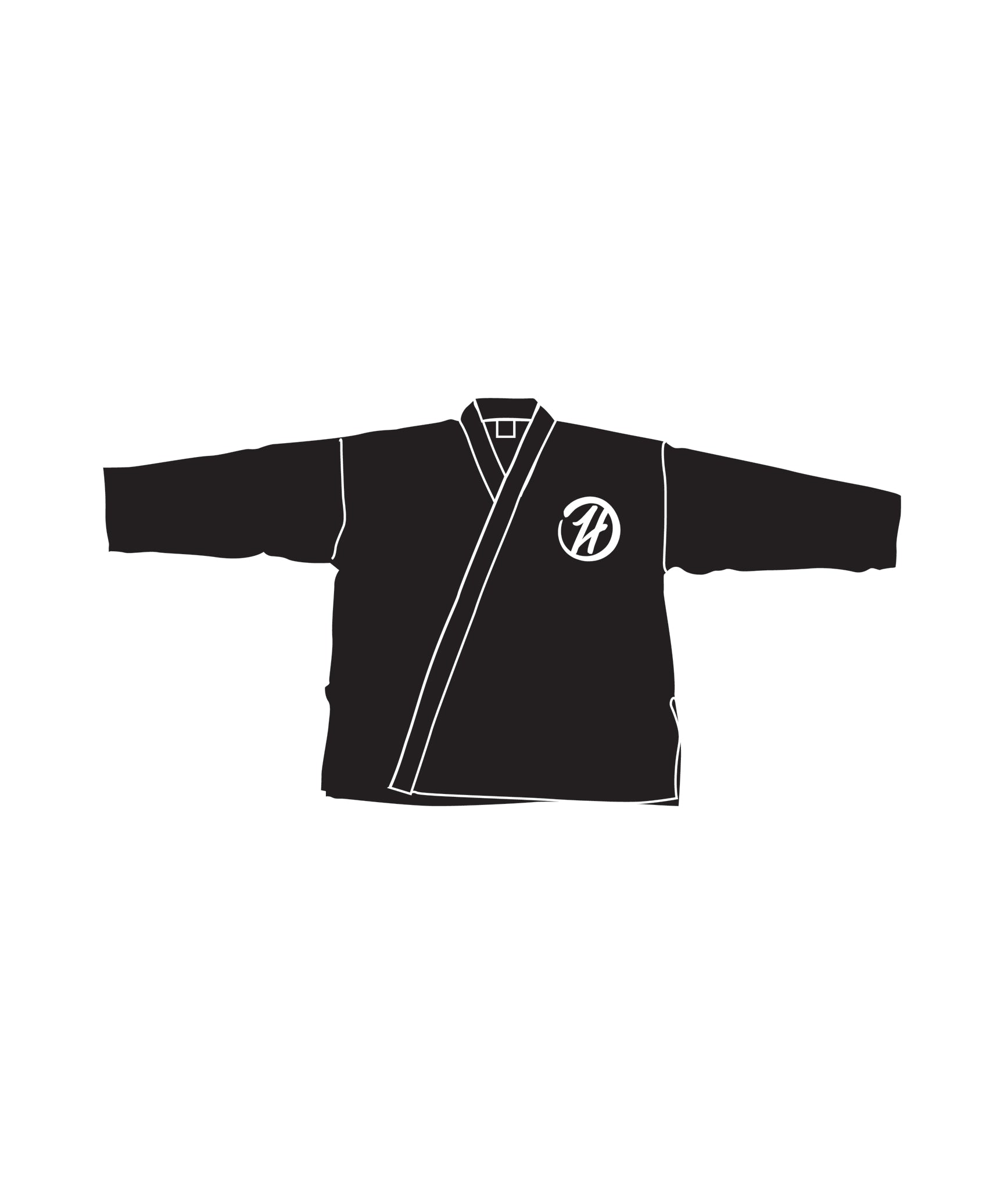 Student Elastic Uniform, Black