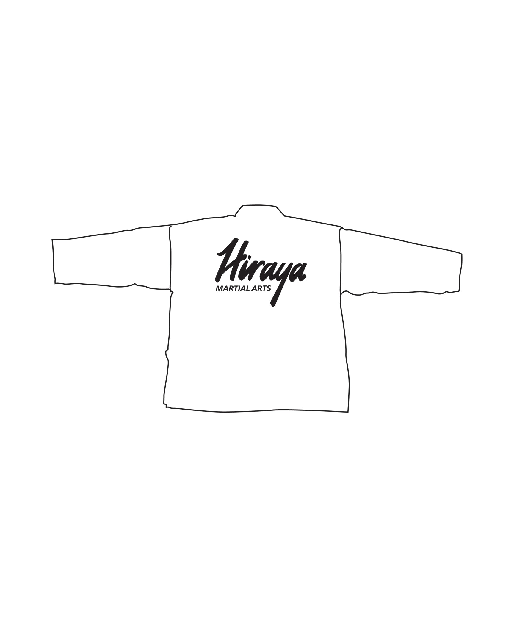 6oz Lightweight Student Jacket Custom, White